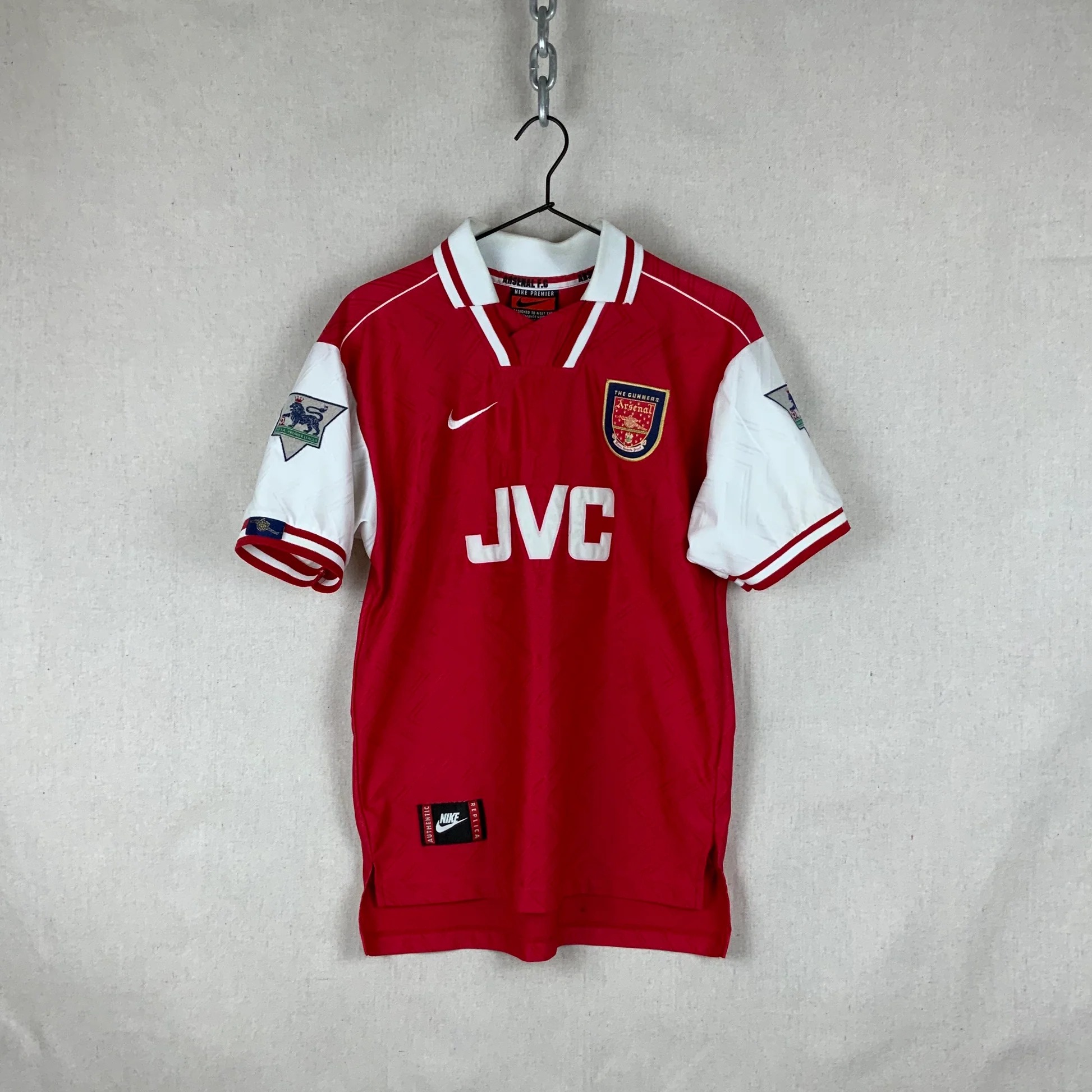 1996-98 Arsenal Home Shirt-mysite Custom Football Kit- Nextkits