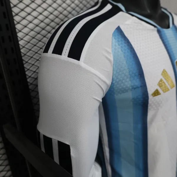 Argentina Home Long Sleeve Player Jersey-mysite Custom Football Kit- Nextkits