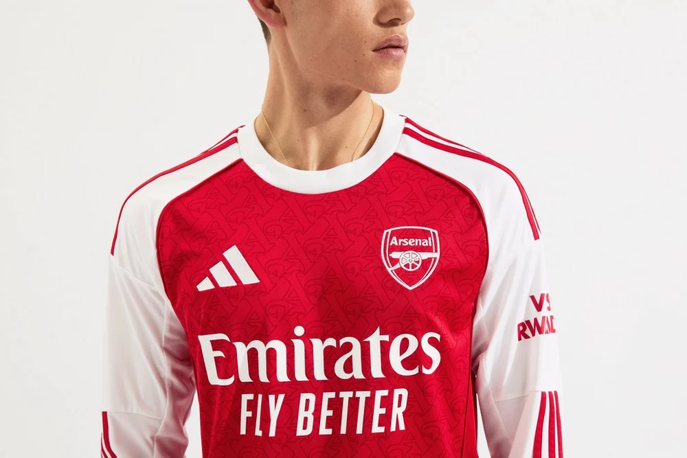 Arsenal 25/26 Long Sleeved Home Shirt-mysite Custom Football Kit- Nextkits