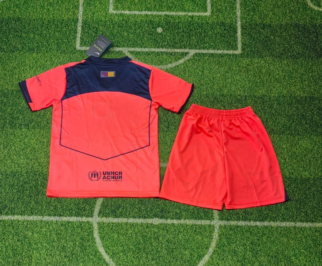 25/26 Barcelona Third Football Shirt Kids Size Suit-mysite Custom Football Kit- Nextkits