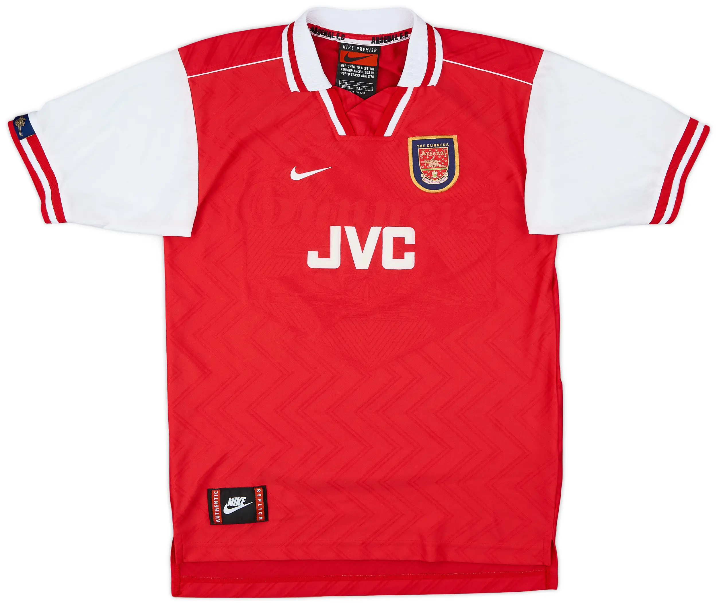 1996-98 Arsenal Home Shirt-mysite Custom Football Kit- Nextkits