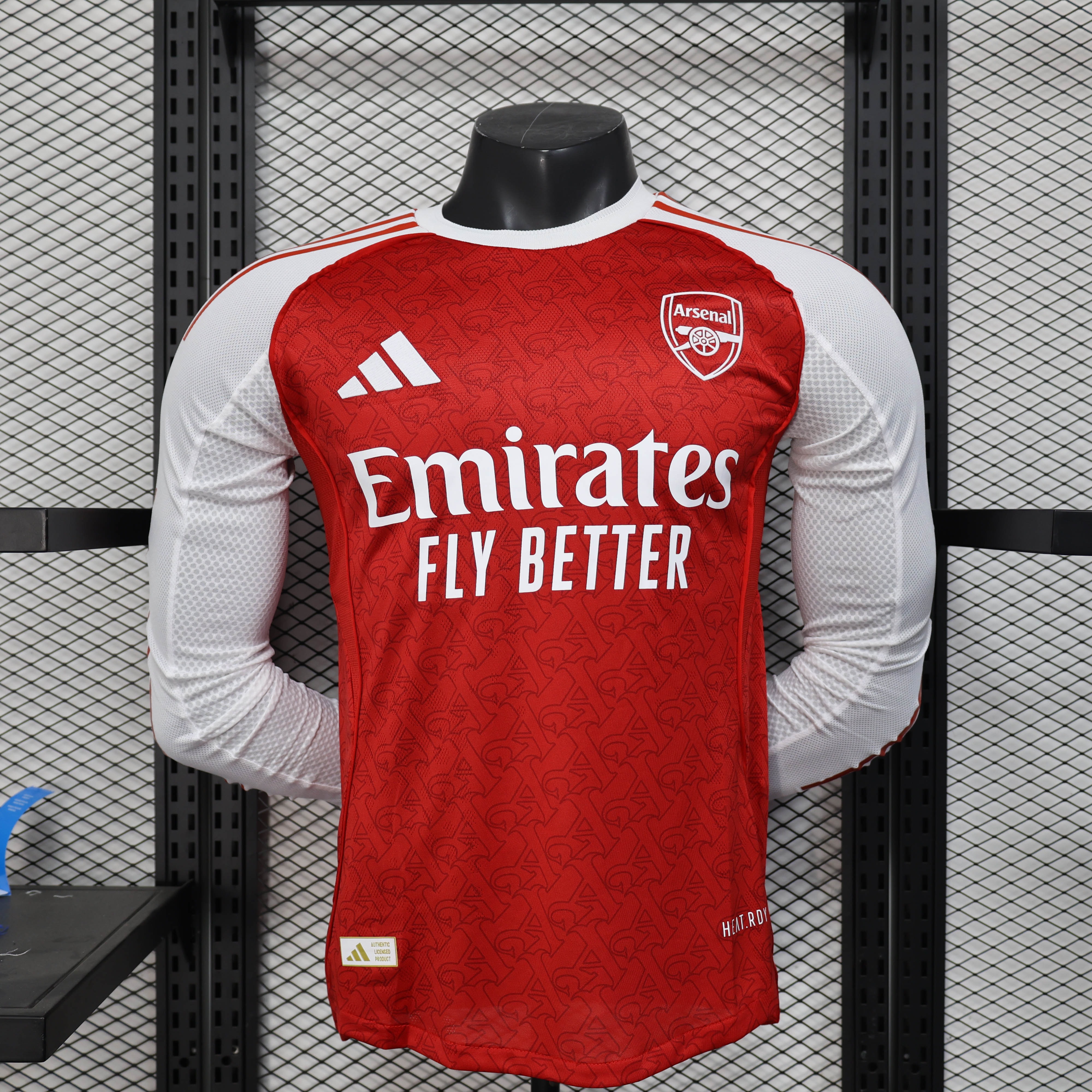 2025/2026 Player Version Long Sleeve ArsenalHome Football Shirt-mysite Custom Football Kit- Nextkits
