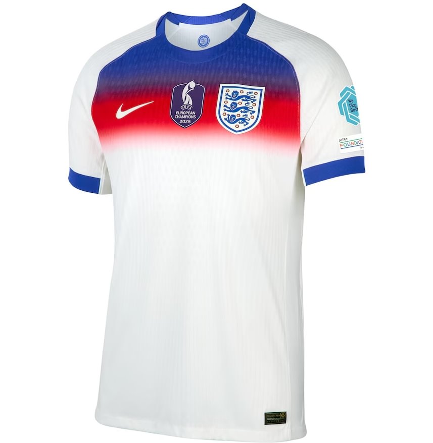 Women England Shirt 2025 Home Women's Euro Football Kit Soccer Shirt-mysite Custom Football Kit- Nextkits