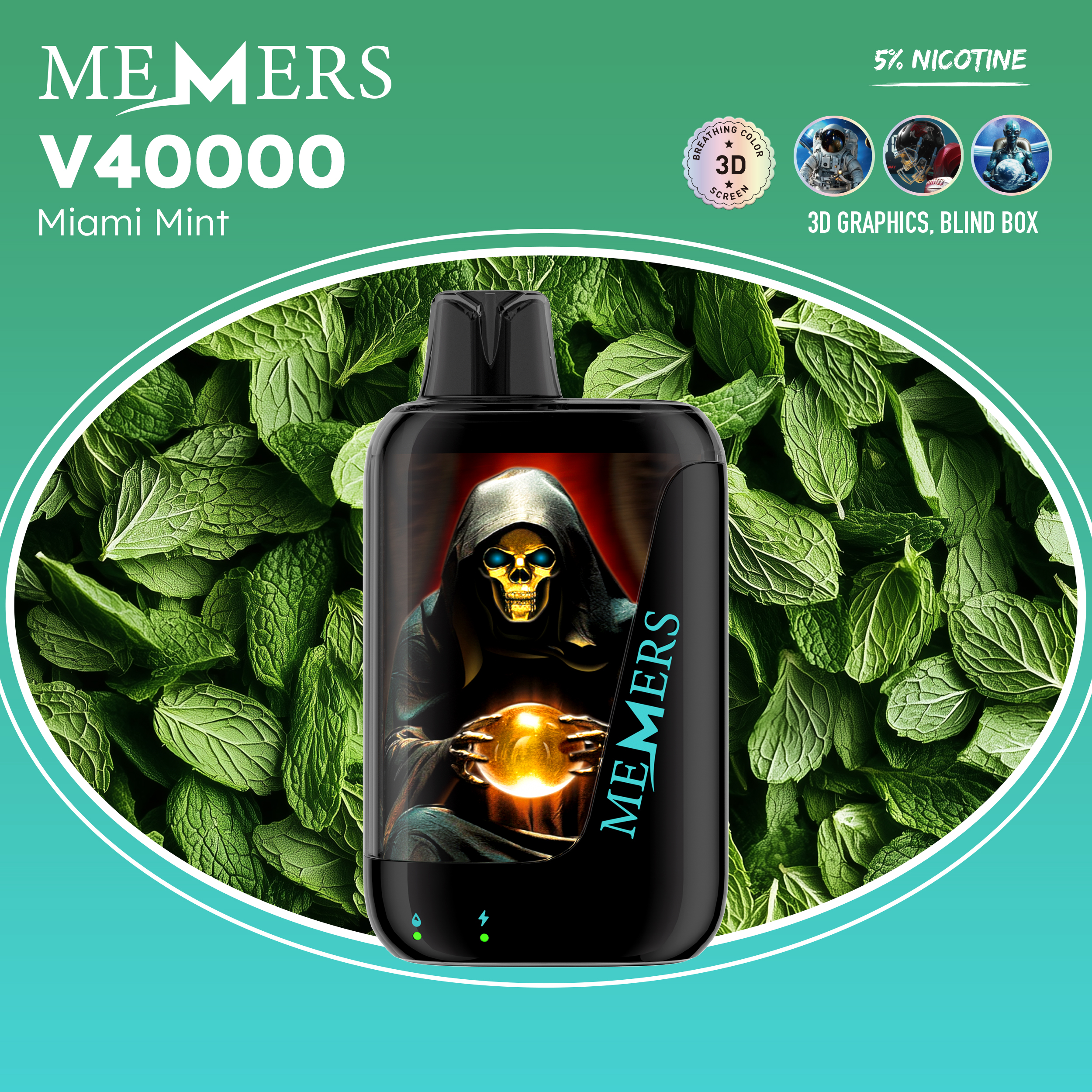  （Non-rechargeable__About 30k-40k puffs）40000 Puffs MEMERS WUKONG V 40000 Puffs DISPOSABLE VAPE 40K PUFFSvpae005 vapeing vape