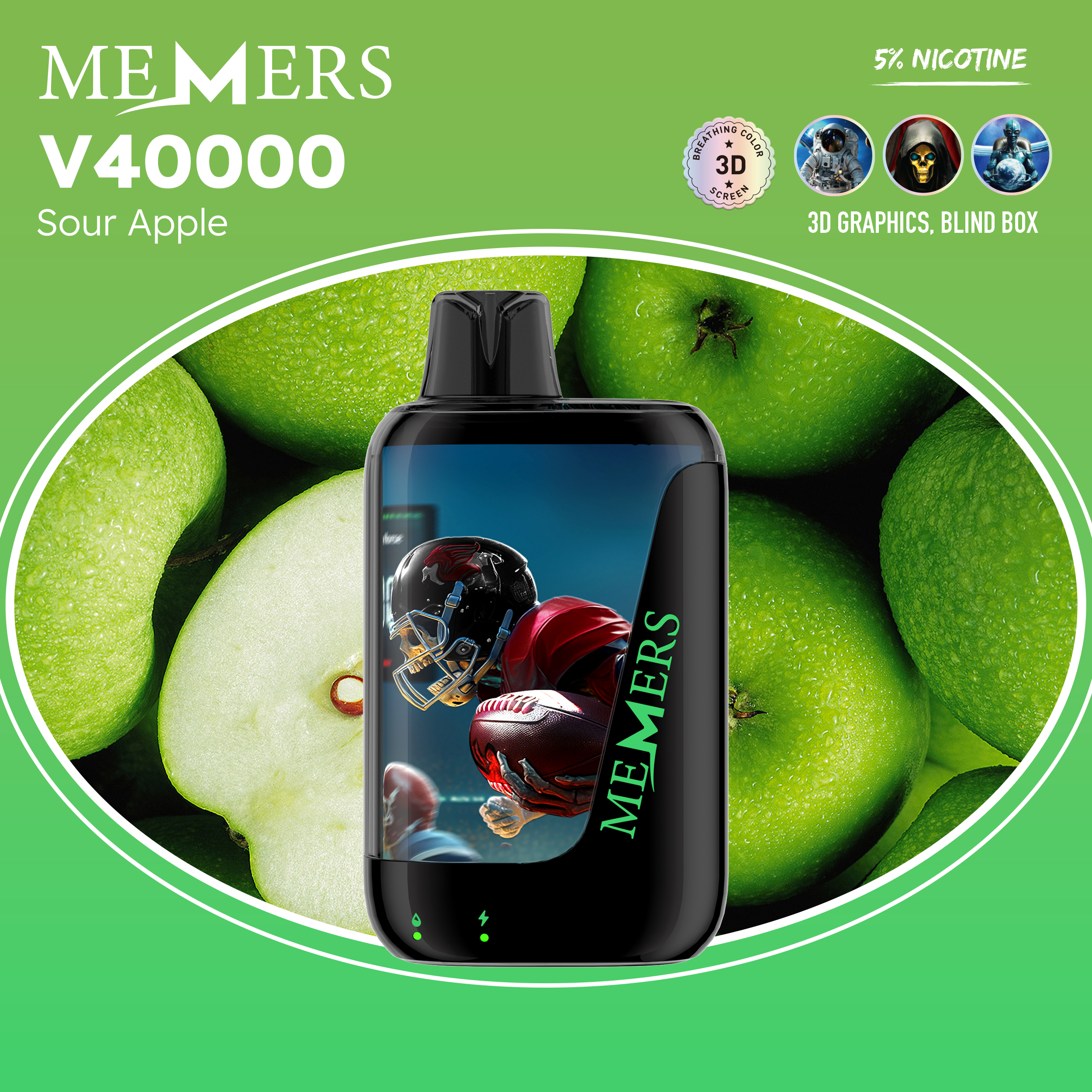  （Non-rechargeable__About 30k-40k puffs）40000 Puffs MEMERS WUKONG V 40000 Puffs DISPOSABLE VAPE 40K PUFFSvpae005 vapeing vape