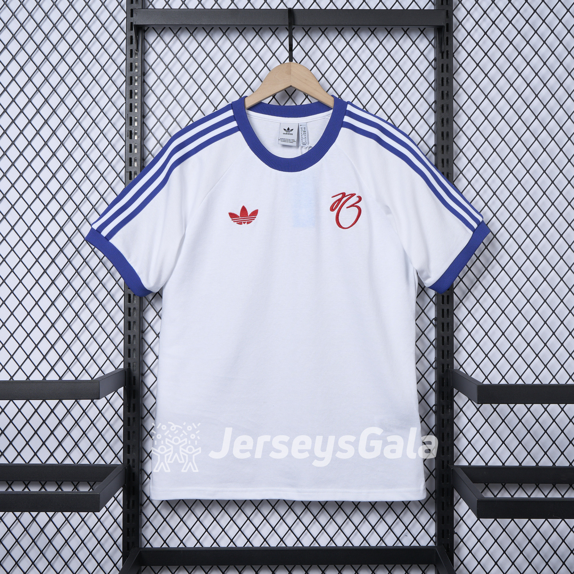 JerseysGala.com | Real Madrid 24-25 Jude Bellingham 3 Stripes Men's T-Shirt -Customize Name, Number and Patch | Worldwide Shipping