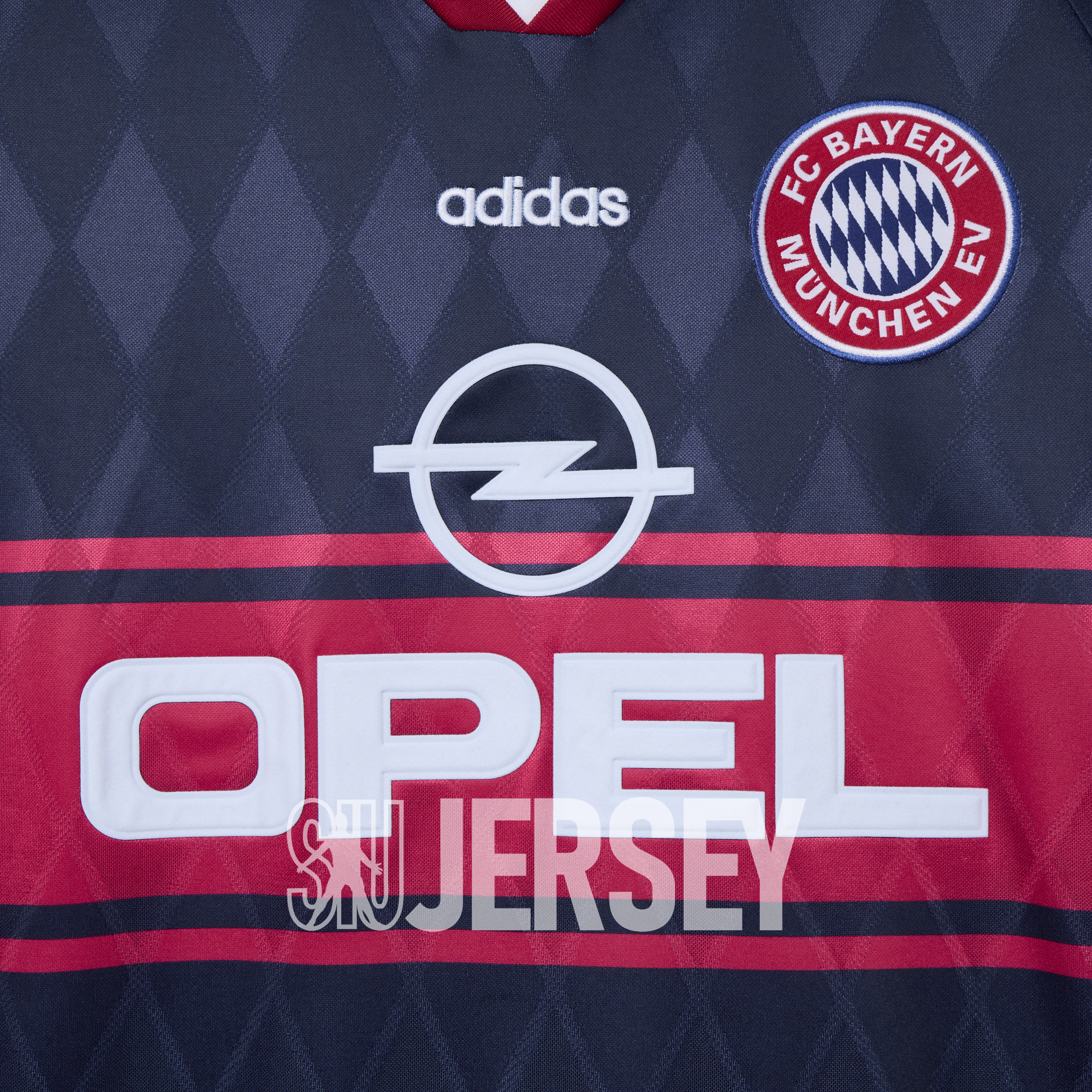 SIUjerseys-Retro Bayern Munich 1997-99 Home Long Jersey