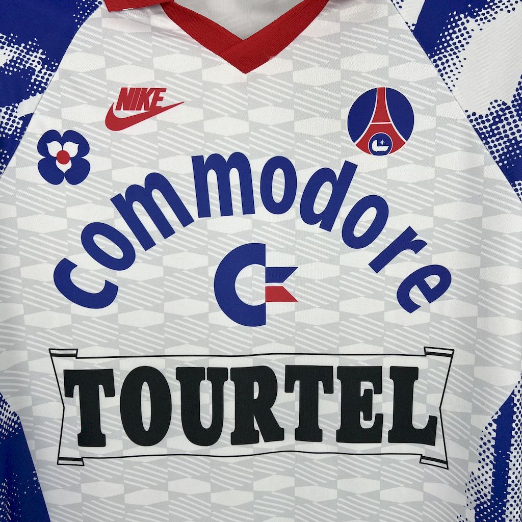 ManixJersey.com | Retro Paris Saint-Germain PSG 1992-93 Home Jersey -Customize Name, Number and Patch | Worldwide Shipping