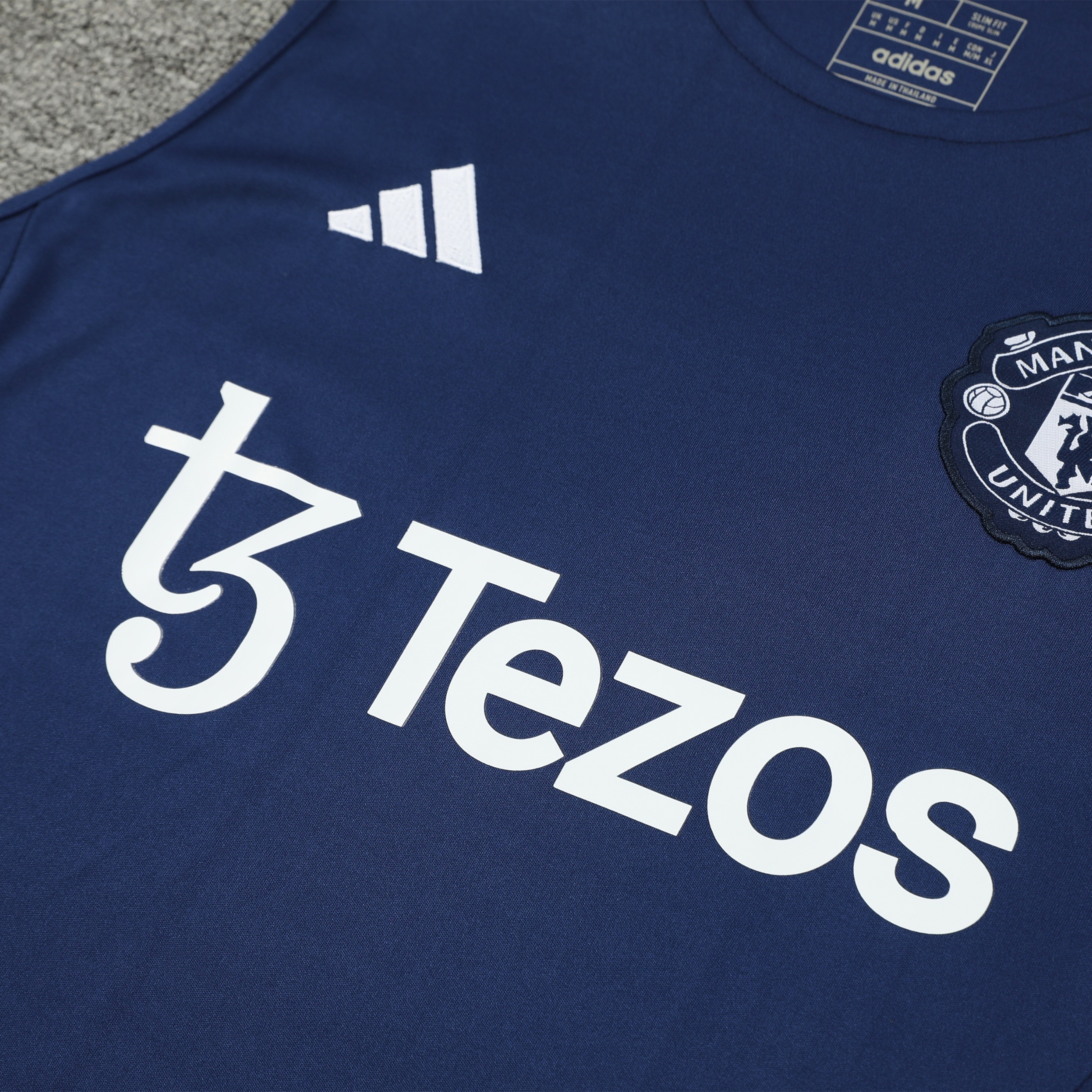 ManixJersey.com | Manchester United 24-25 Vest Training Set - Deep Blue -Customize Name, Number and Patch | Worldwide Shipping