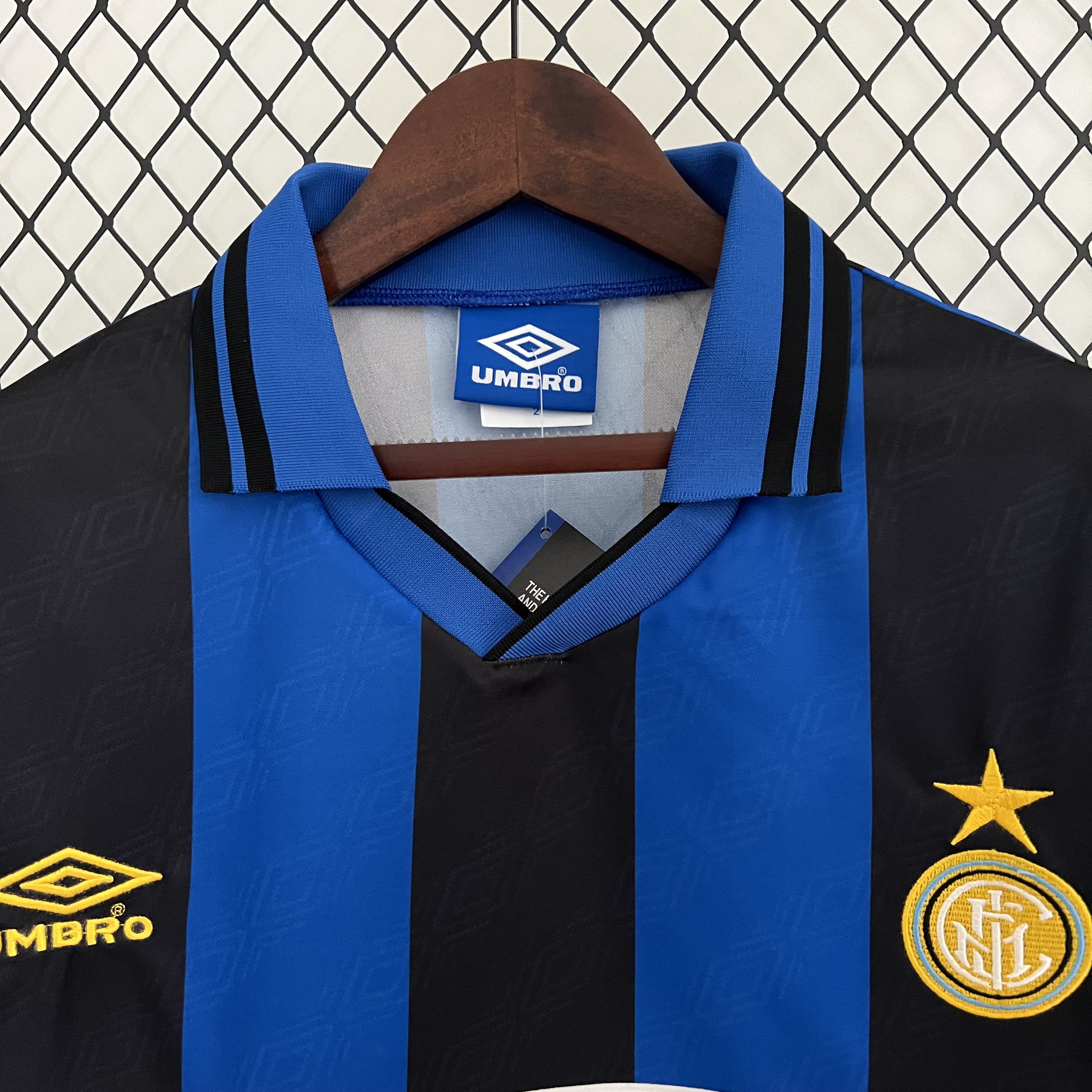 SIUjerseys-Retro Inter Milan 1995-96 Home Stadium Jersey