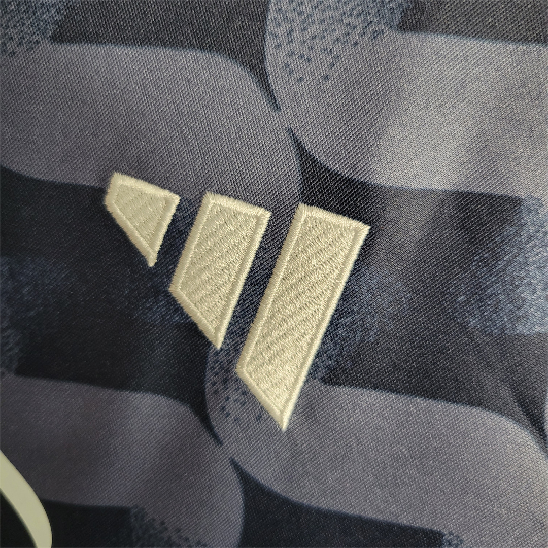 ManixJersey.com | Real Madrid 23/24 Away Blue Jersey - Fans Version -Customize Name, Number and Patch | Worldwide Shipping