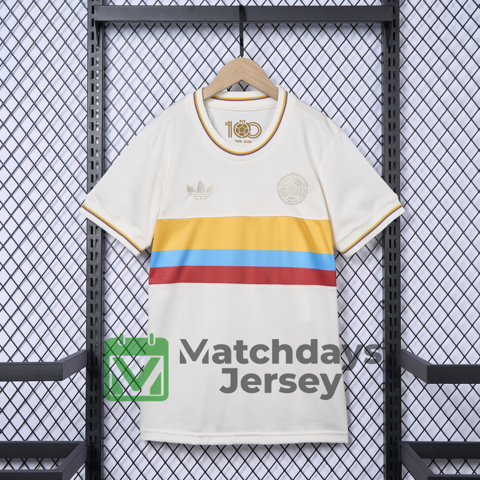 GlobeJersey-Women's Colombia 2024 100th Anniversary Jersey
