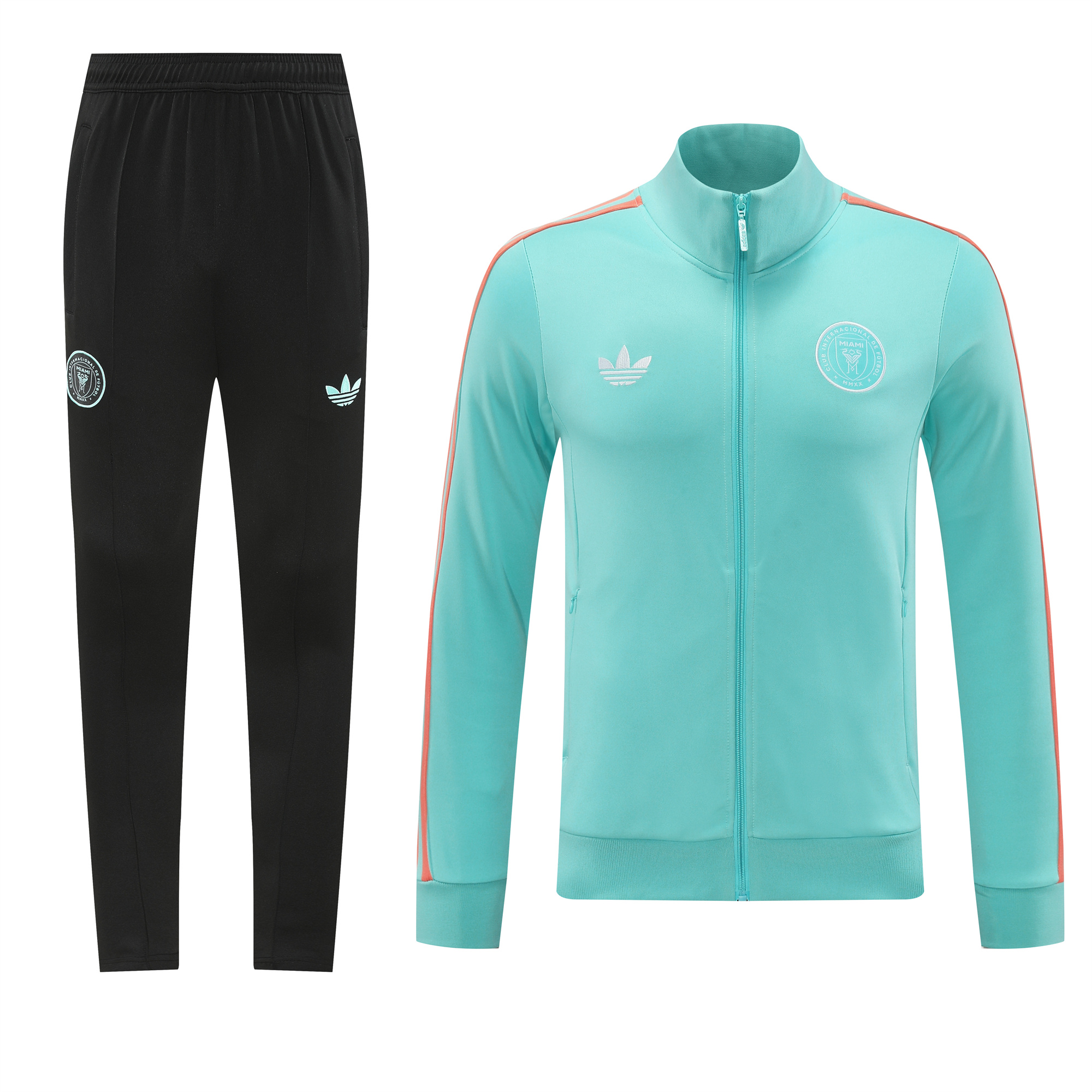 ManixJersey.com | INT M.A.M 24-25 Jacket Training Tracksuit - Cyan-blue -Customize Name, Number and Patch | Worldwide Shipping