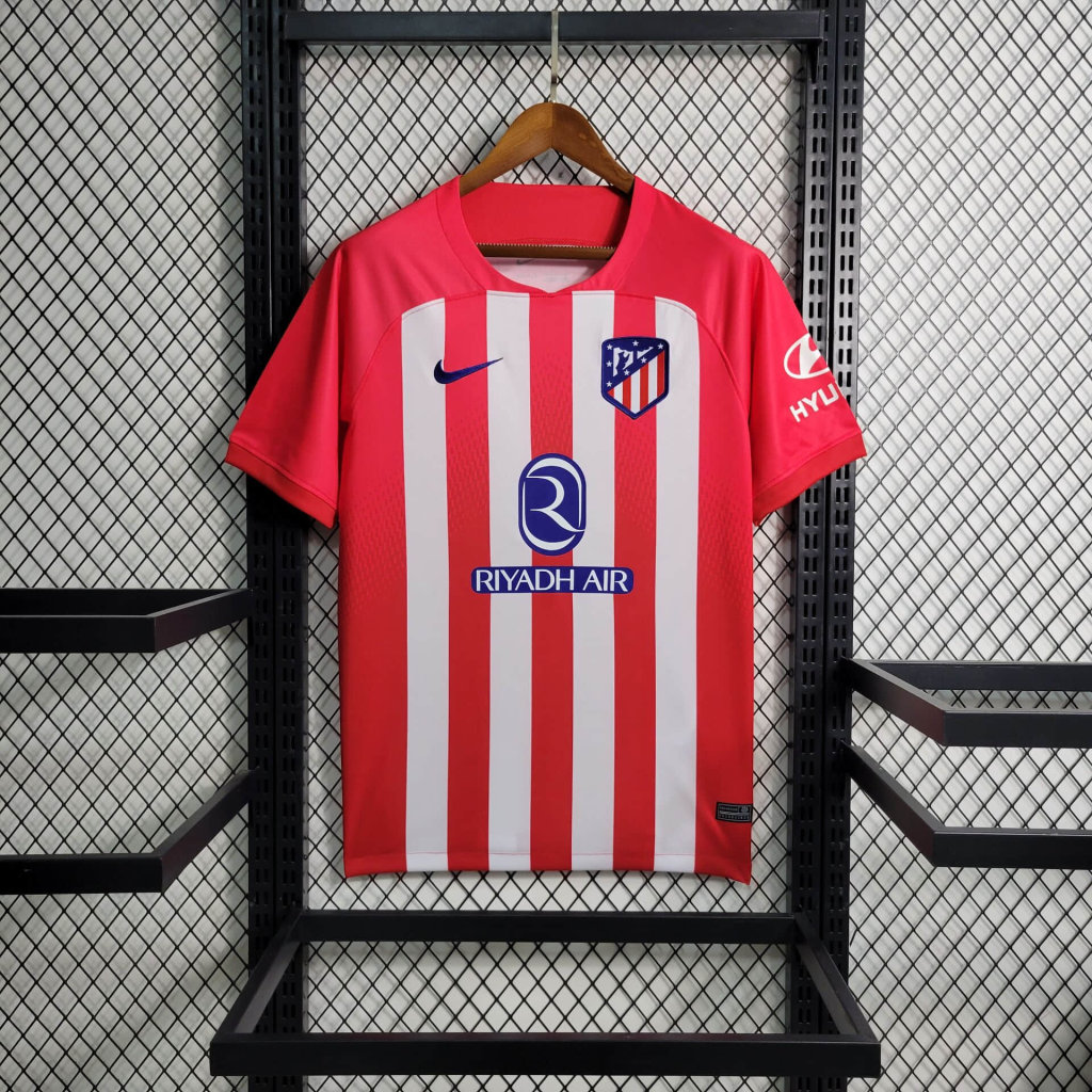 unitedfutballjersey-Atletico Madrid 23-24 Home Stadium Jersey - Fans Version