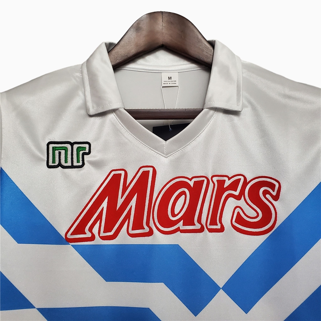 ManixJersey.com | Retro Napoli 1988-89 Away Stadium Jersey -Customize Name, Number and Patch | Worldwide Shipping