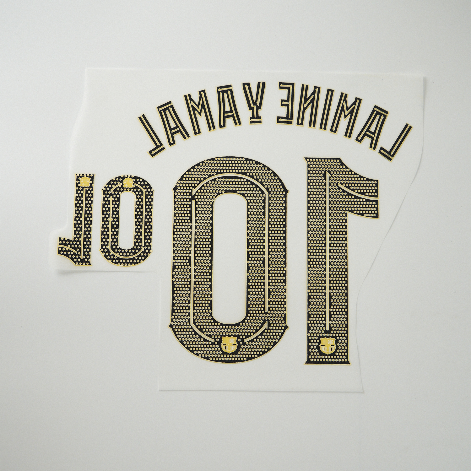 Lamine Yamal 10 - (Champions League) Barcelona 25-26 Home KIDS  | Name Number Set - NamePatchMart.COM