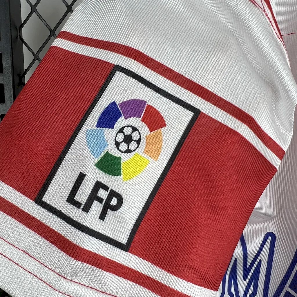 JerseysGala.com | Retro Atletico Madrid 1999-00 Home Jersey with La Liga Patch -Customize Name, Number and Patch | Worldwide Shipping