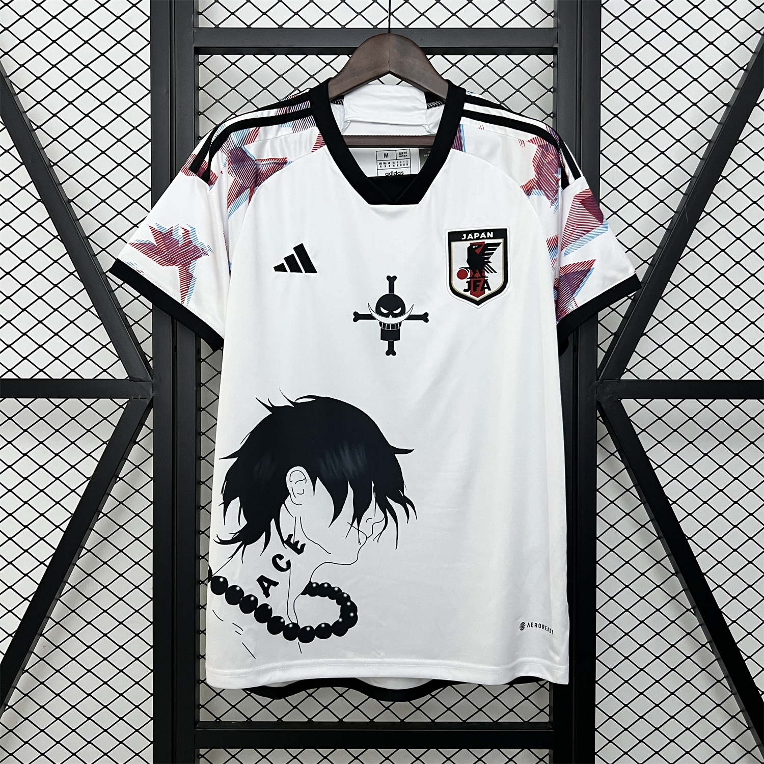 ManixJersey.com | Japan 2024 Portgas·D· Ace White Jersey - Fans Version -Customize Name, Number and Patch | Worldwide Shipping