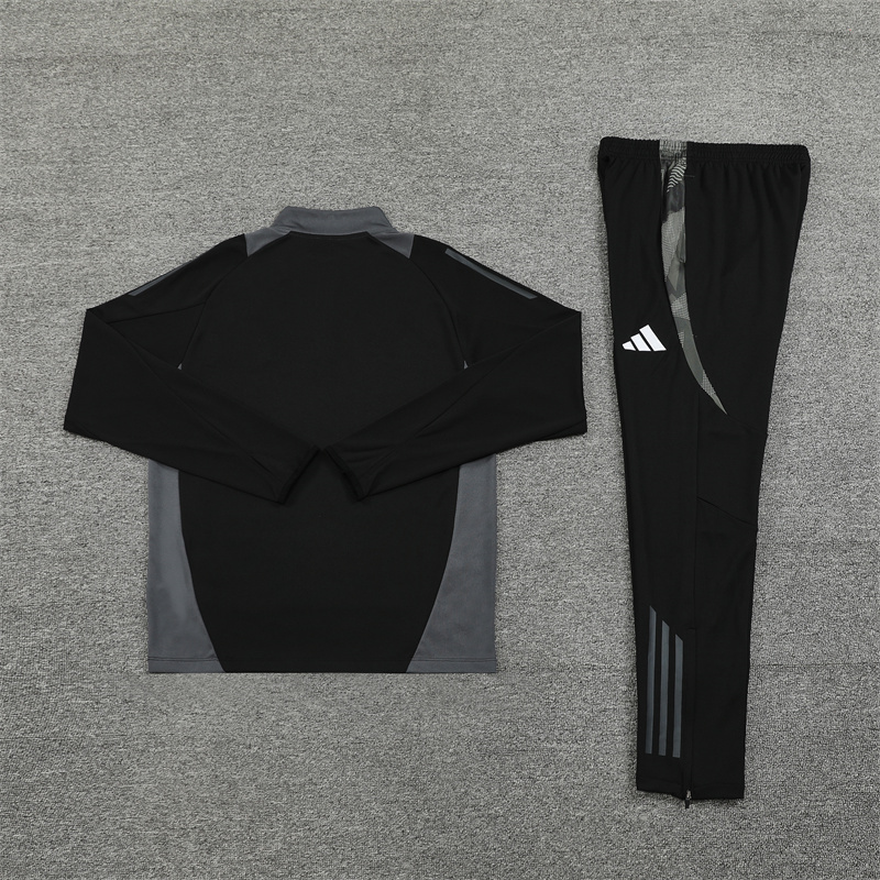 JerseysGala.com | Al Nassr Riyadh Victory 24-25 Long Sleeve Training Set - Black -Customize Name, Number and Patch | Worldwide Shipping