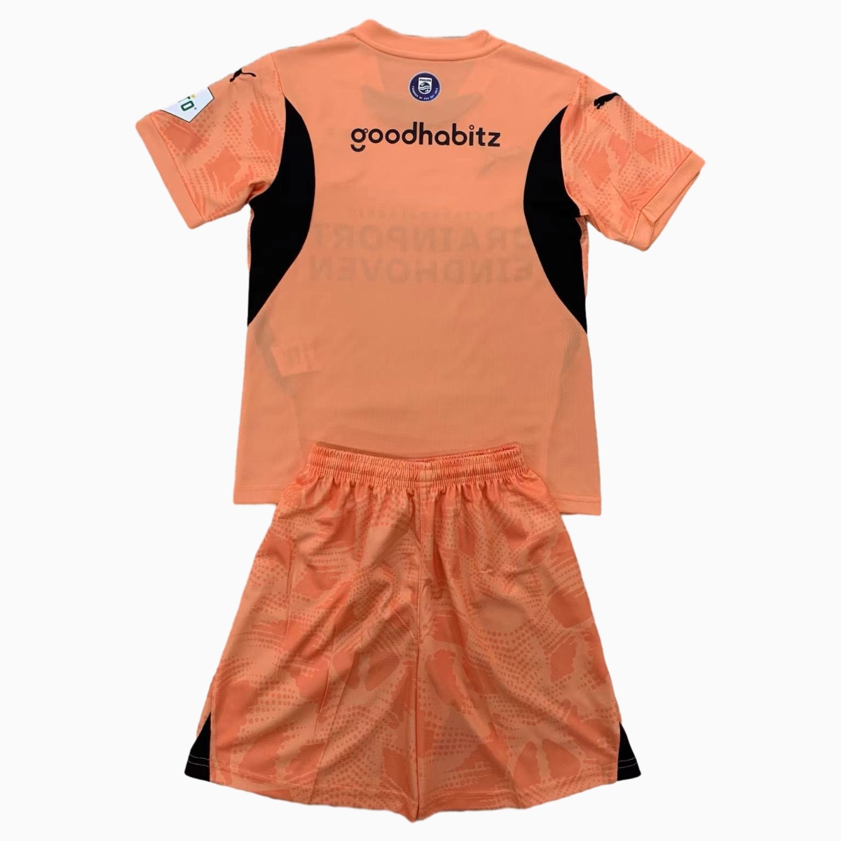 ManixJersey.com | PSV Eindhoven 24-25 Orange Goalkeeper Kids Kit -Customize Name, Number and Patch | Worldwide Shipping
