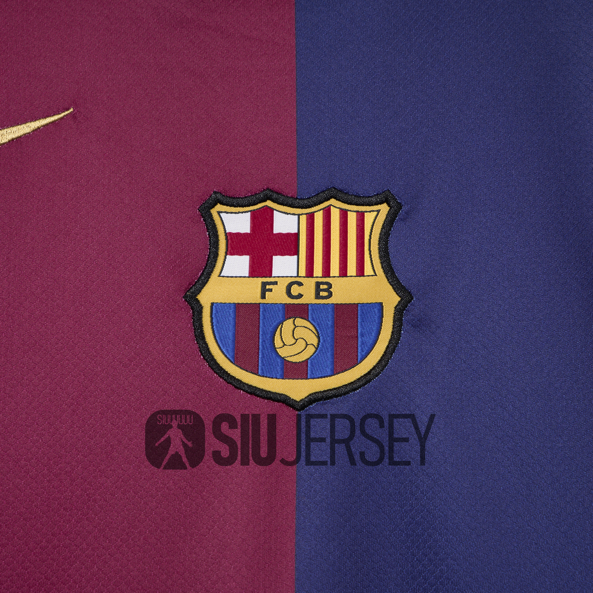 SIUjerseys-Barcelona 24-25 Home Unsponsored Jersey - Fans Version
