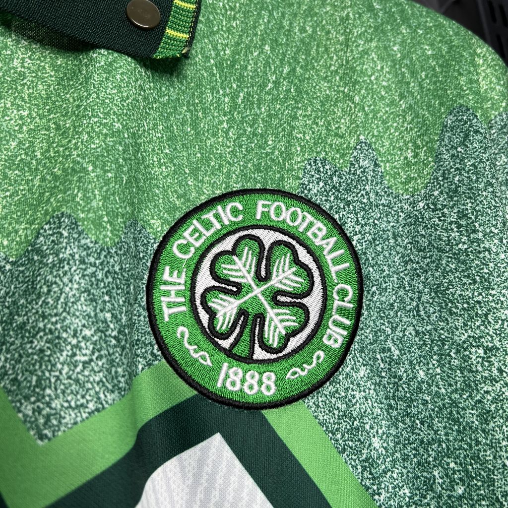 ManixJersey.com | Retro Celtic 1991-92 Away Jersey -Customize Name, Number and Patch | Worldwide Shipping