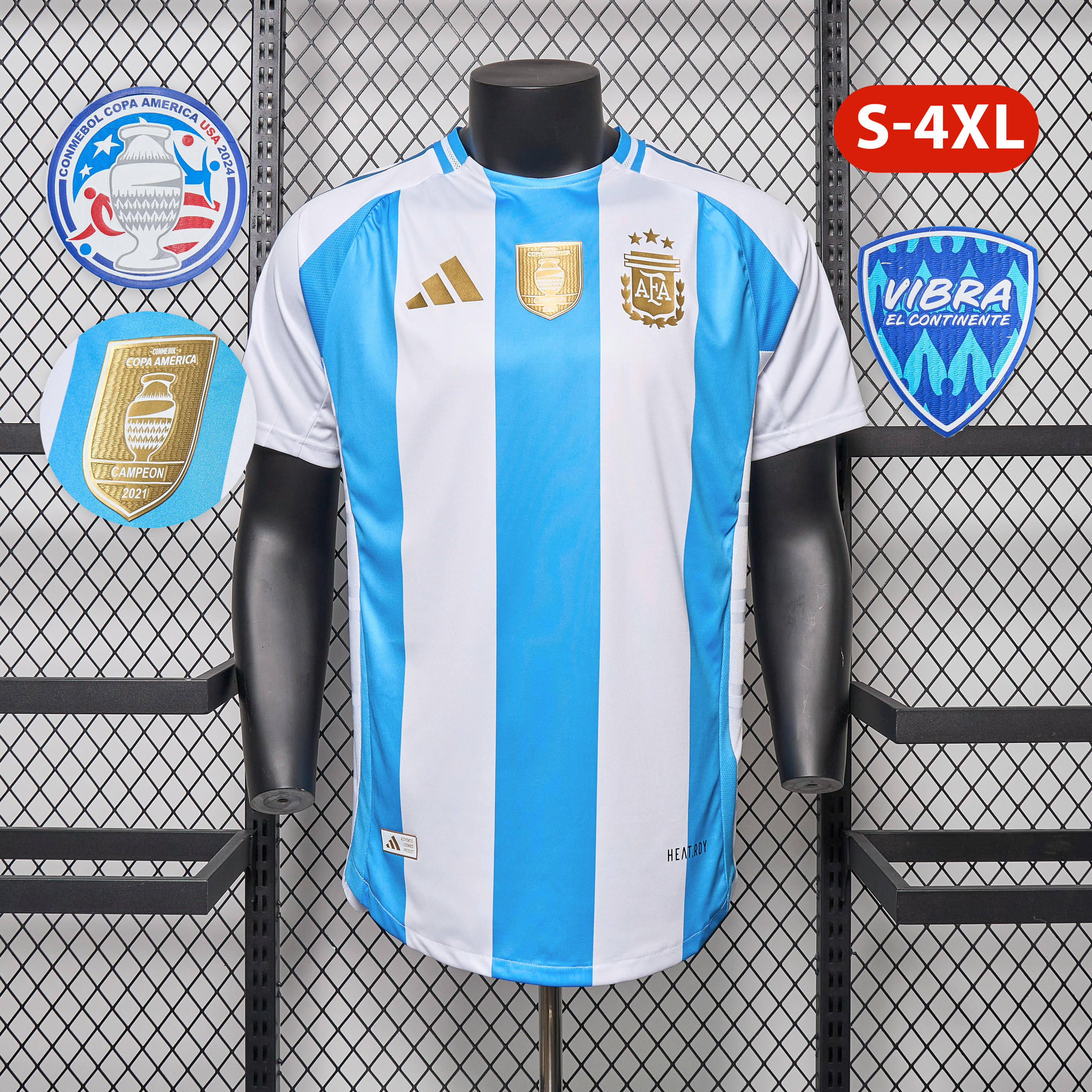 GlobeJersey-Argentina 2024 Home Stadium Jersey - Player Version