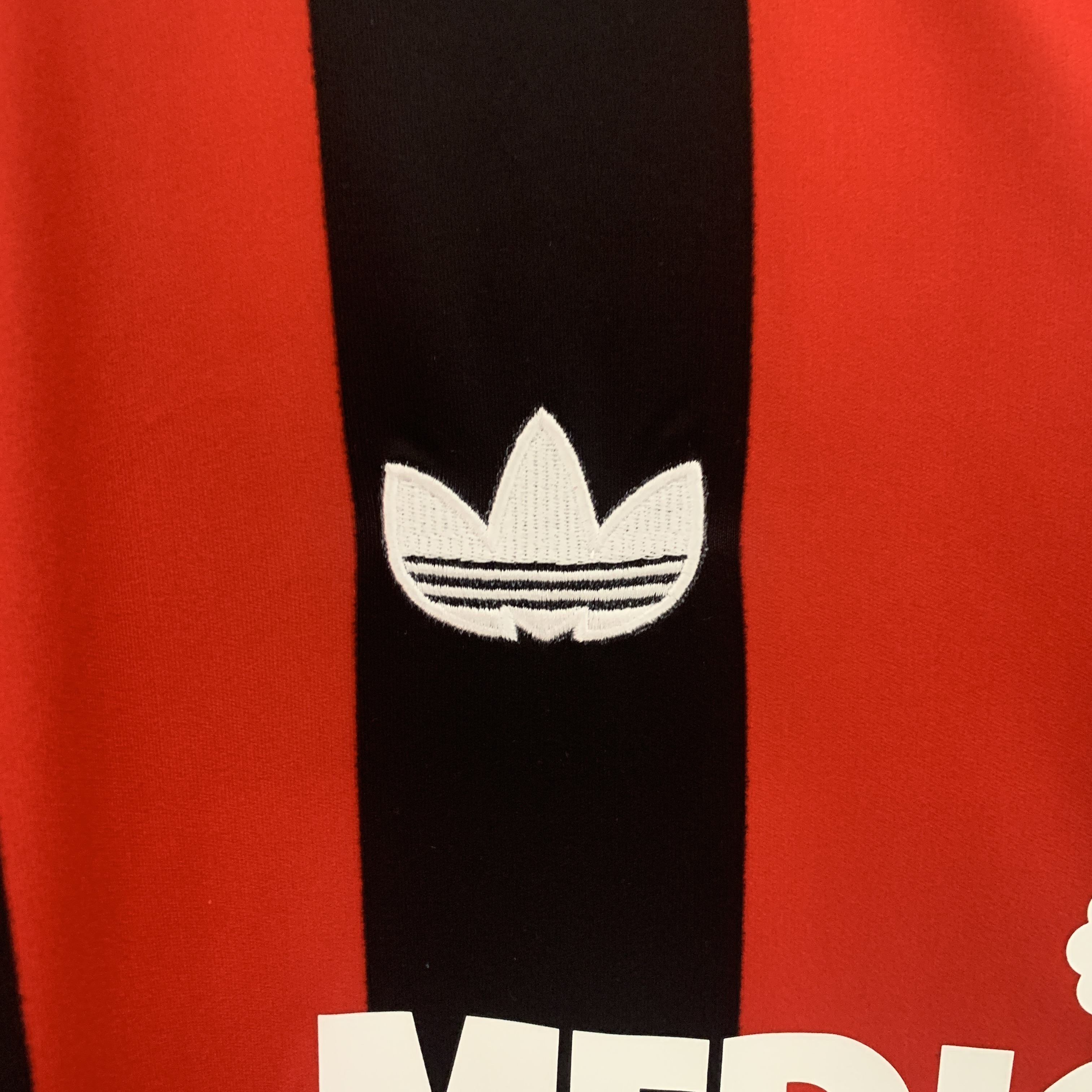 GlobeJersey-Retro AC Milan 90-91 Home Stadium Jersey