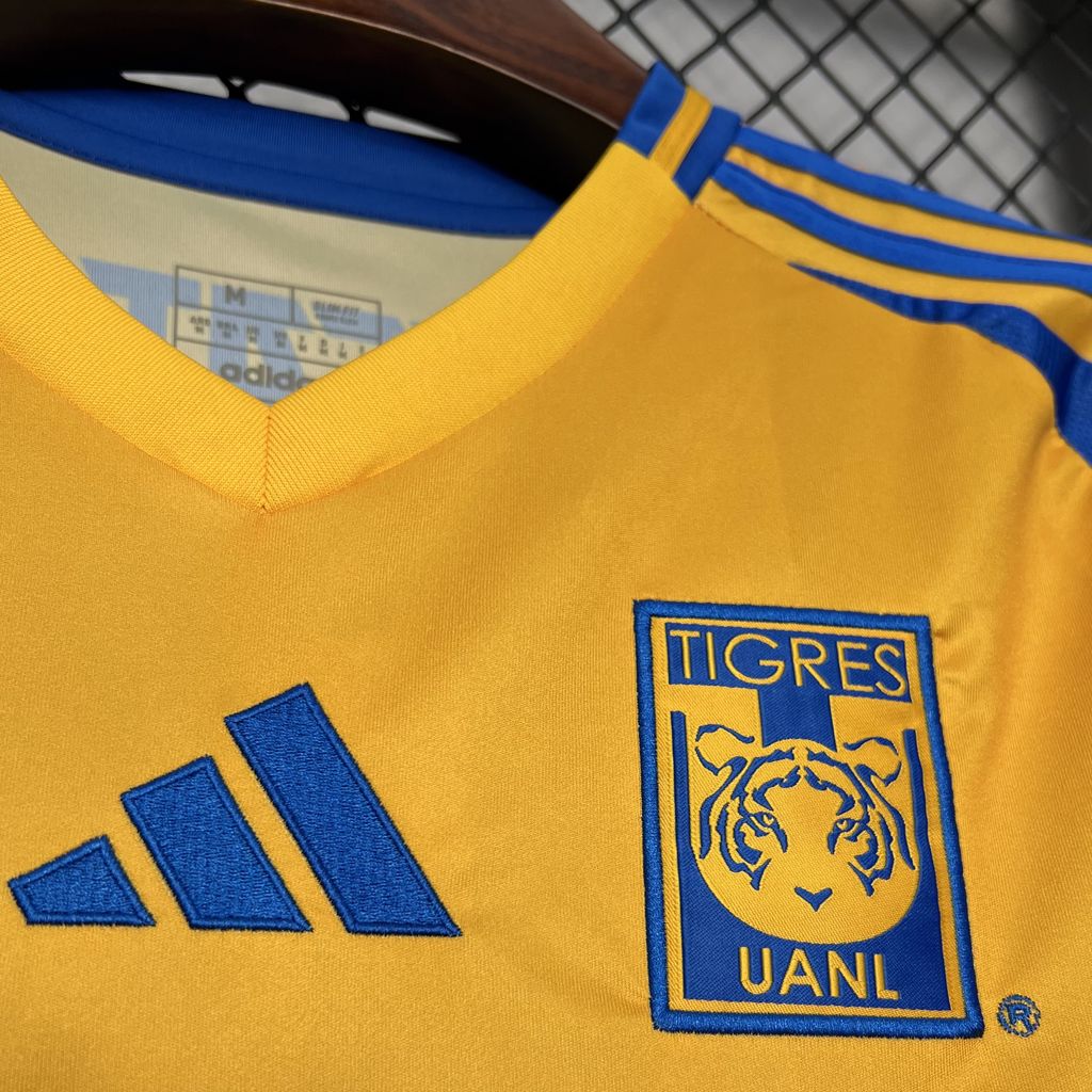 ManixJersey.com | Tigres UANL 24-25 Home Stadium Jersey - Fans Version -Customize Name, Number and Patch | Worldwide Shipping