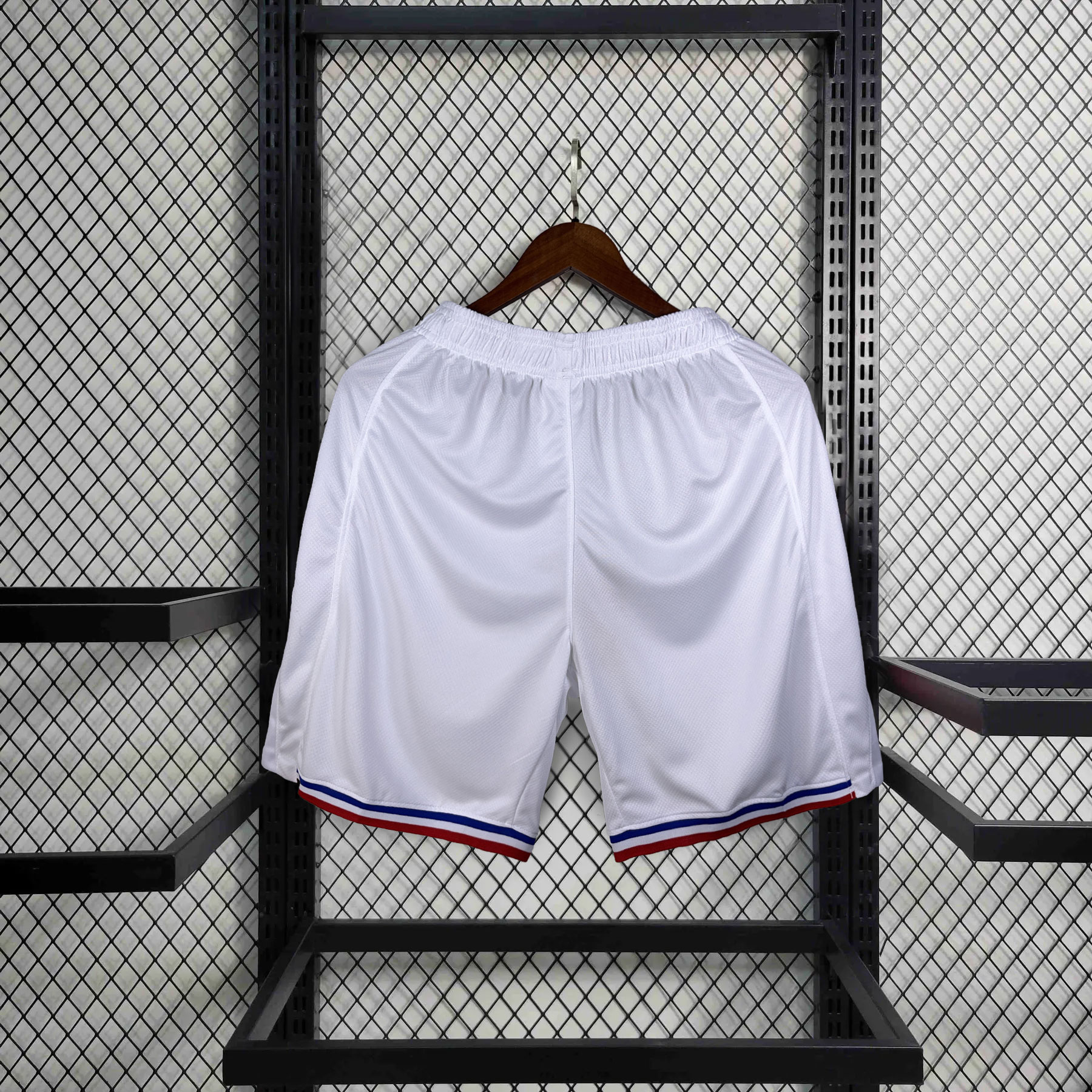 unitedfutballjersey-France 2024 Home Shorts - Fans Version