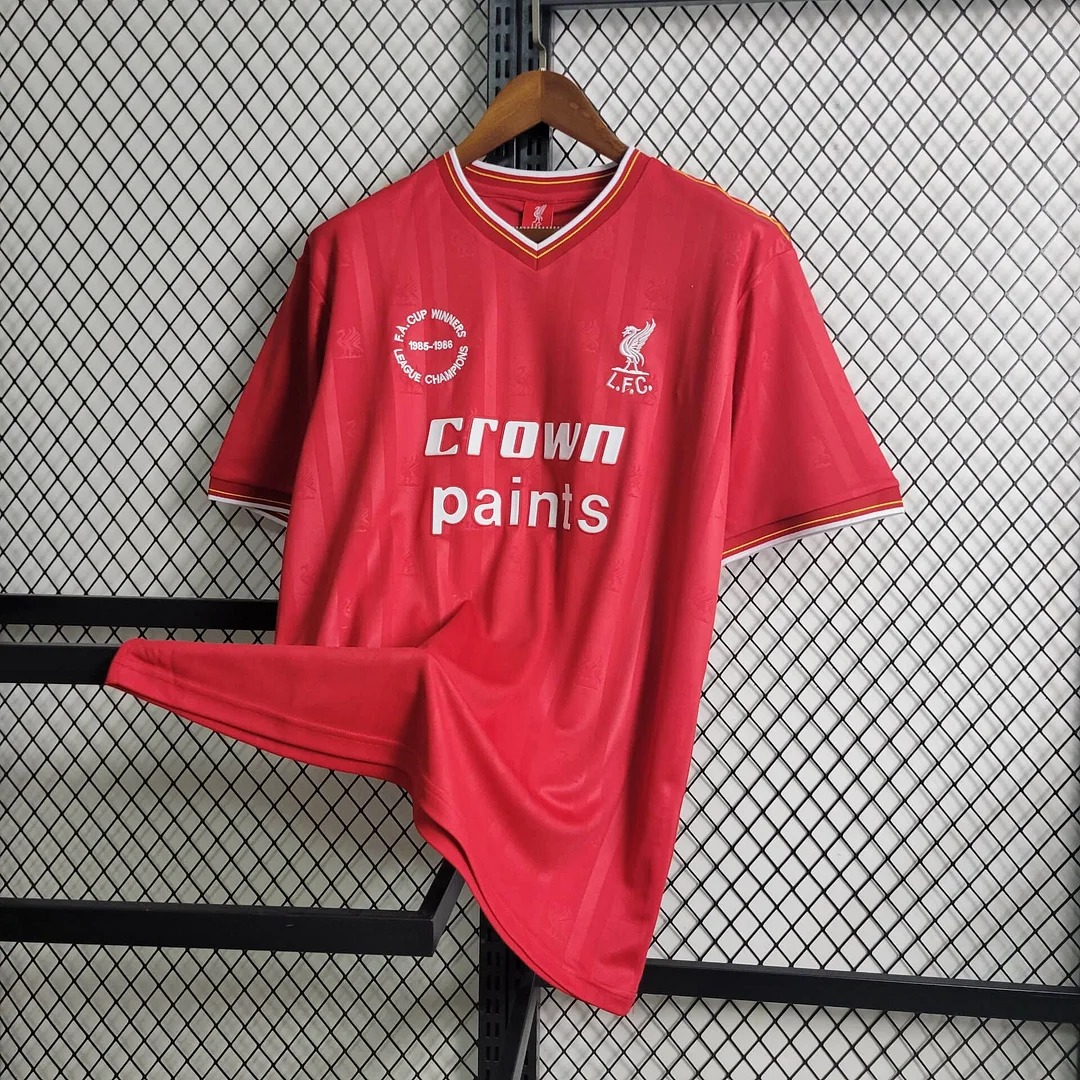 ManixJersey.com | Retro Liver.pool 1986-87 Home Stadium Jersey -Customize Name, Number and Patch | Worldwide Shipping