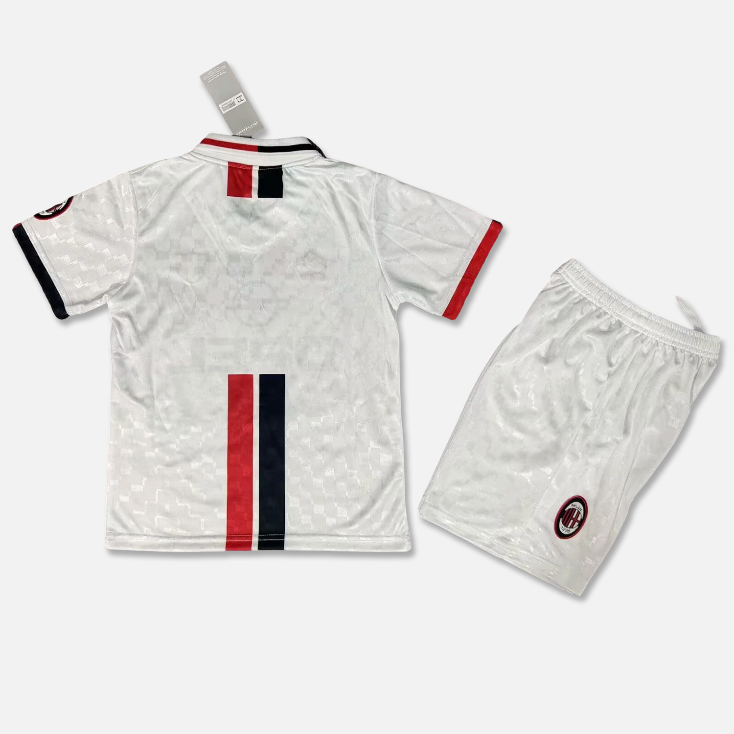 SIUjerseys-Retro AC Milan 1996-97 Away Kids Kit