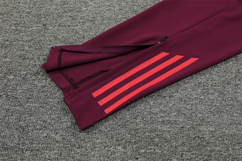 JerseysGala.com | Bayern Munich 24-25 Long Sleeve Training Set - White & Red -Customize Name, Number and Patch | Worldwide Shipping