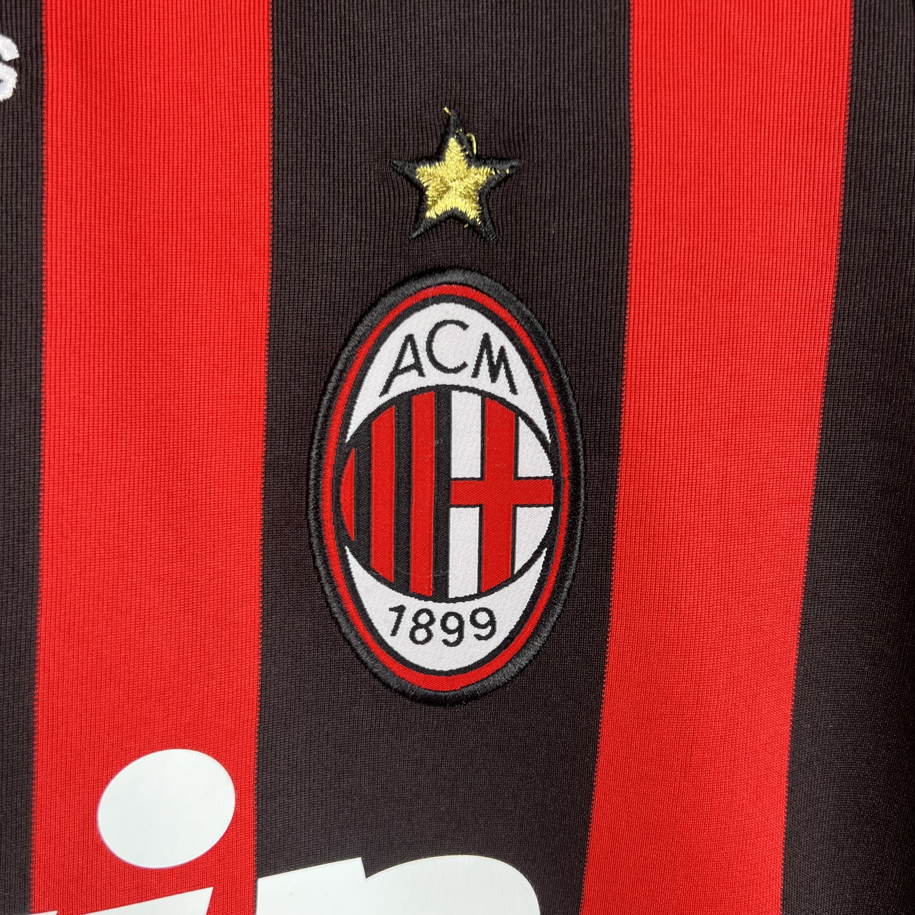 ManixJersey.com | Retro AC Milan 2008-09 Home Stadium Jersey -Customize Name, Number and Patch | Worldwide Shipping