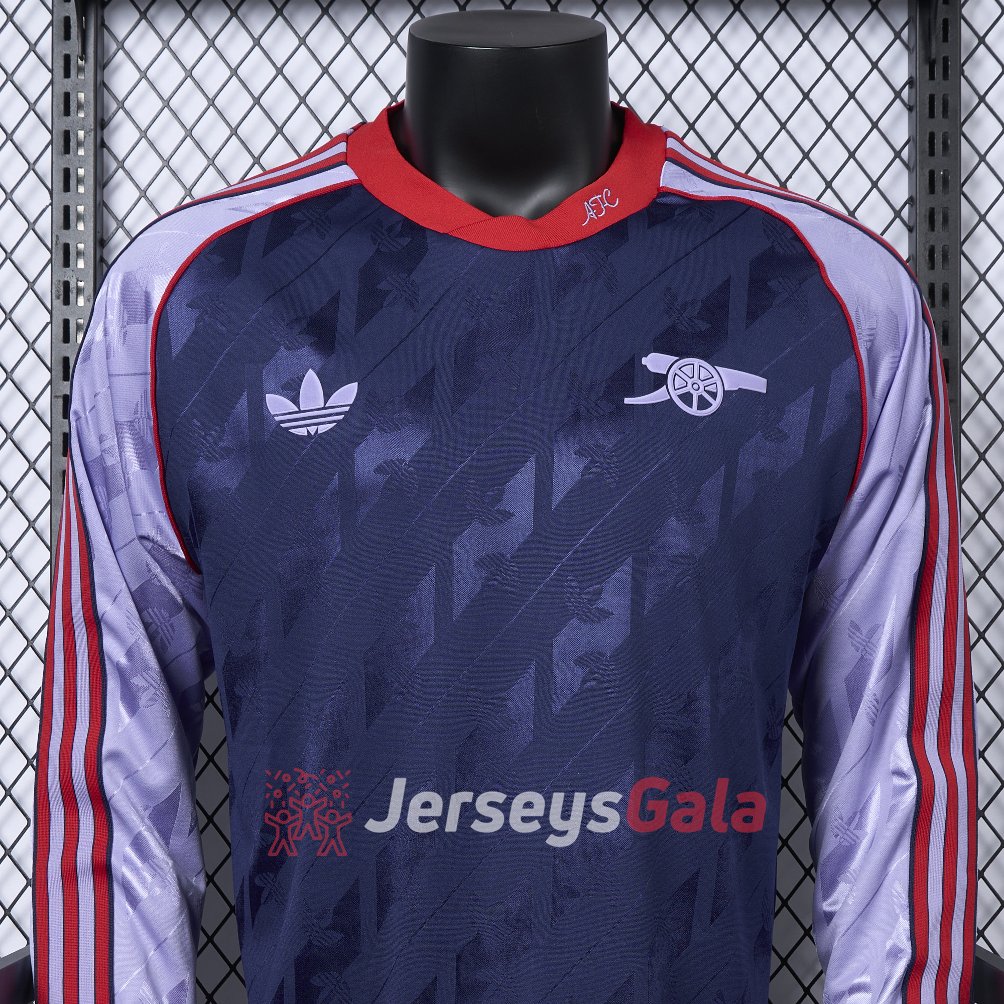JerseysGala.com | Arsenal 24-25 Originals LFSTLR Long Sleeve Purple Jersey - Player Version -Customize Name, Number and Patch | Worldwide Shipping
