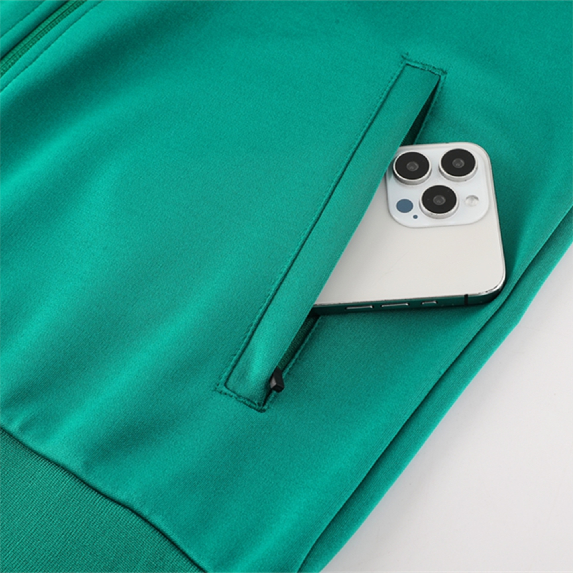 ManixJersey.com | Paris Saint-Germain PSG 24-25 Jacket Training Tracksuit - Green & Red -Customize Name, Number and Patch | Worldwide Shipping