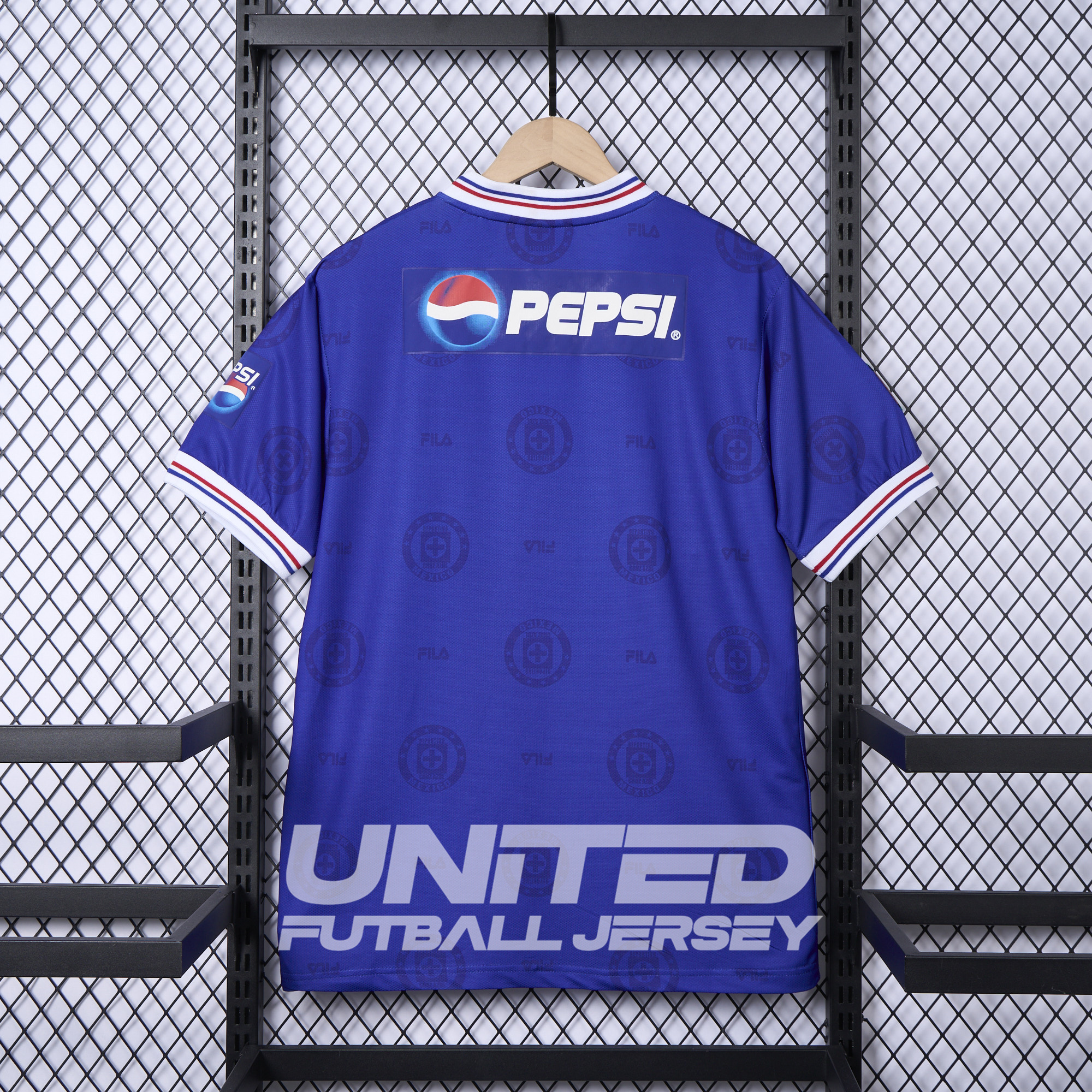 foot-Retro Cruz Azul 1998-99 Home Stadium Jersey - Fans Version