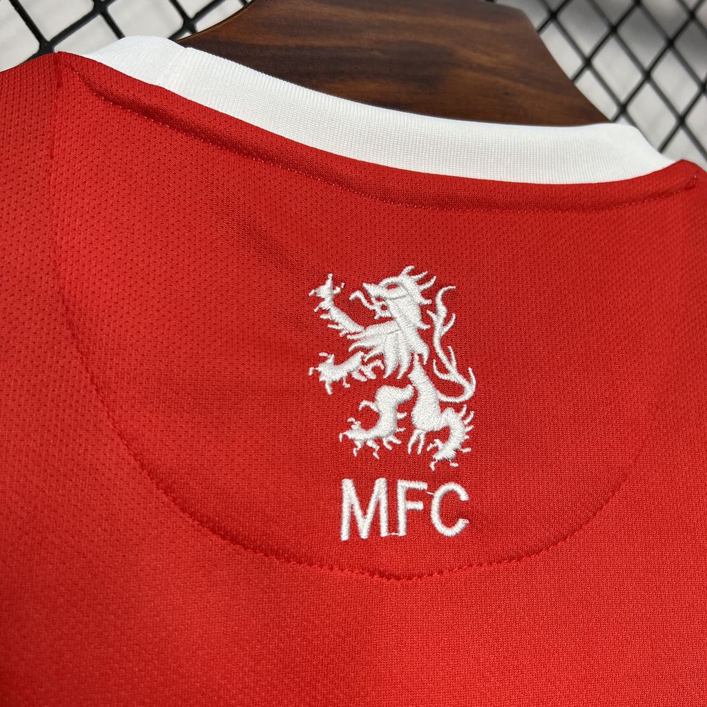 SIUjerseys-Middlesbrough 24-25 Home Stadium Jersey - Fans Version