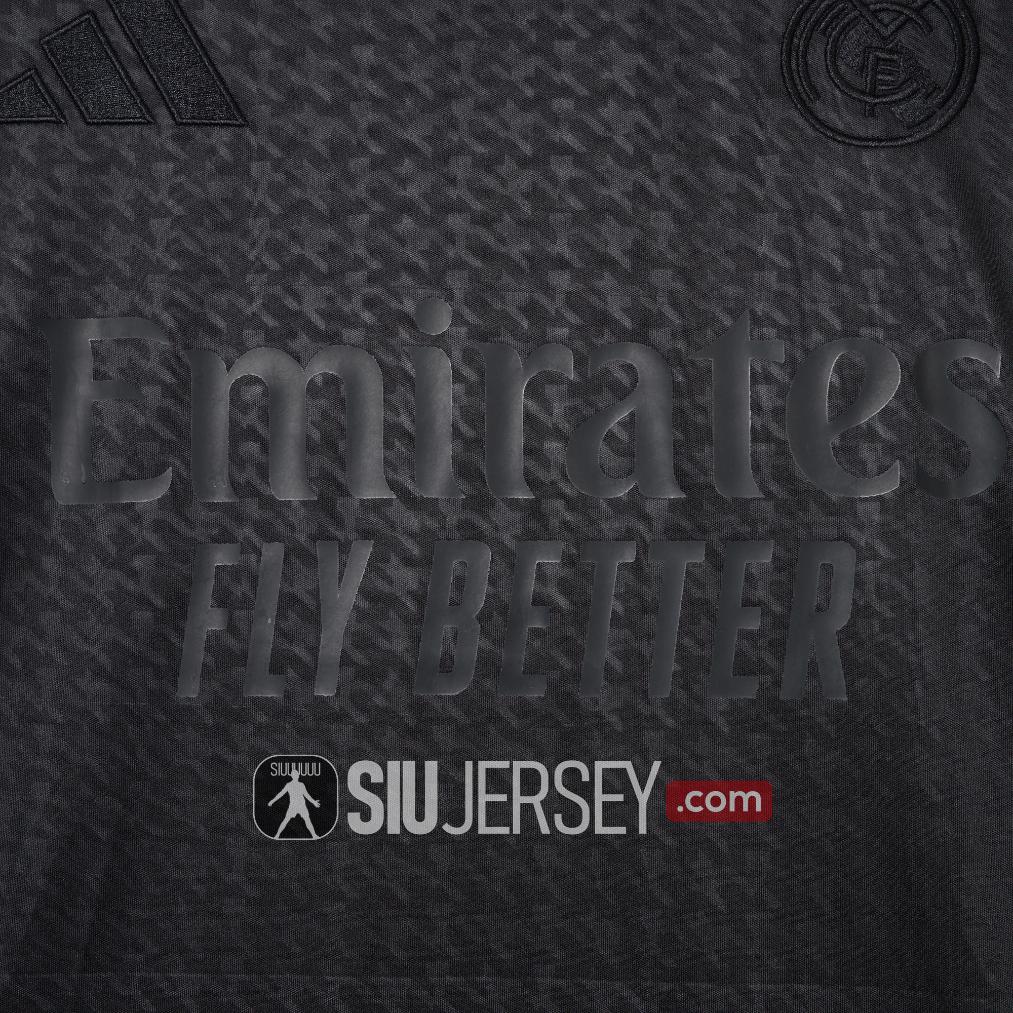 SIUjerseys-Real Madrid 24-25 Pure Black Special Edition Jersey - Fans Version