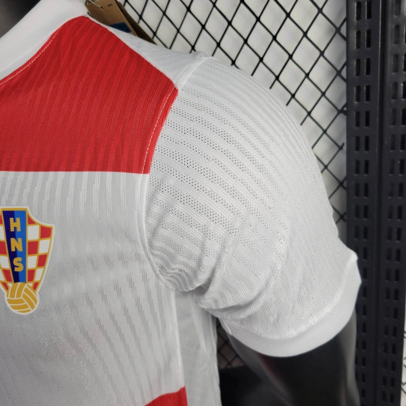 unitedfutballjersey-Croatia 2024 Home Stadium Jersey - Player Version