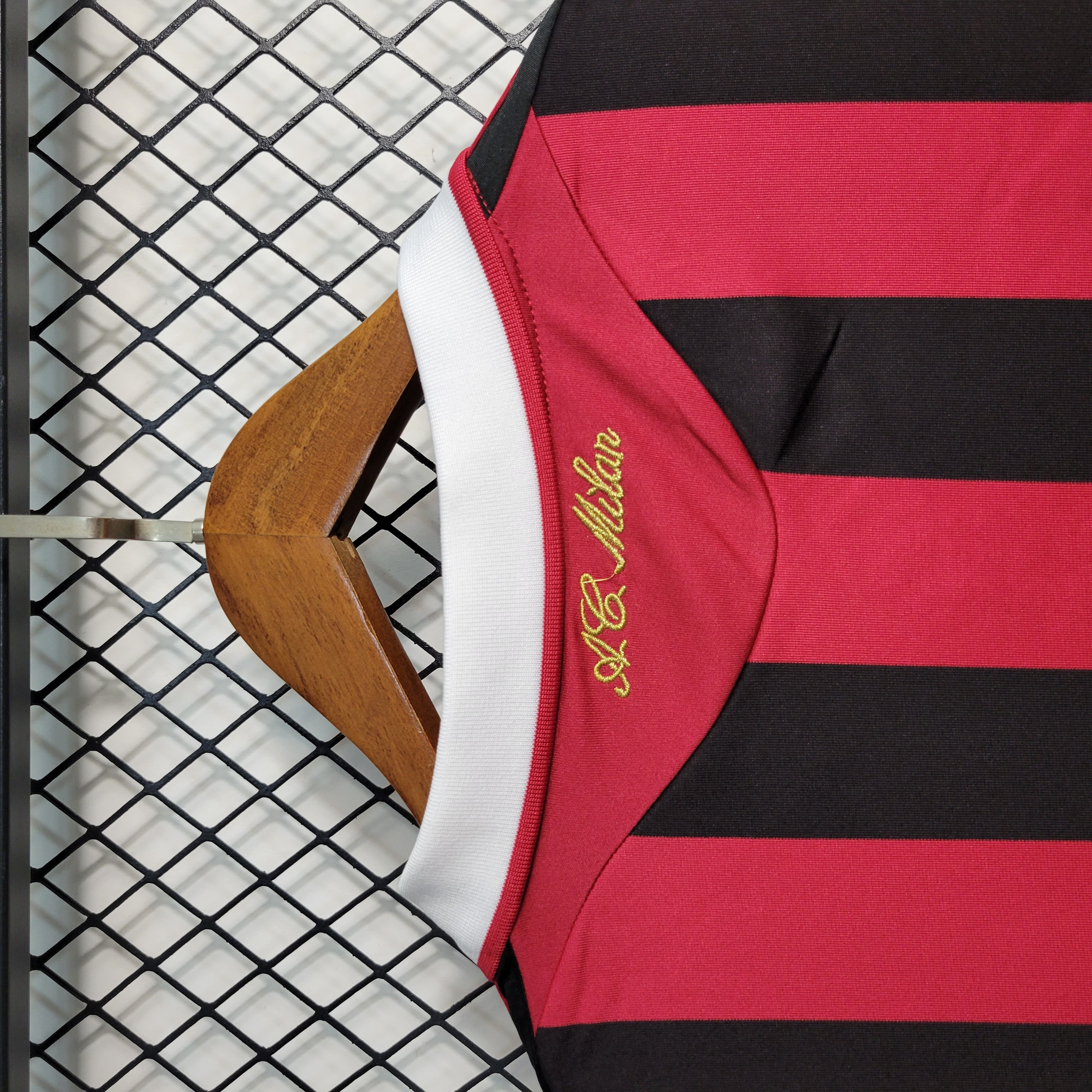 ManixJersey.com | Retro AC Milan 2009-10 Home Stadium Jersey -Customize Name, Number and Patch | Worldwide Shipping