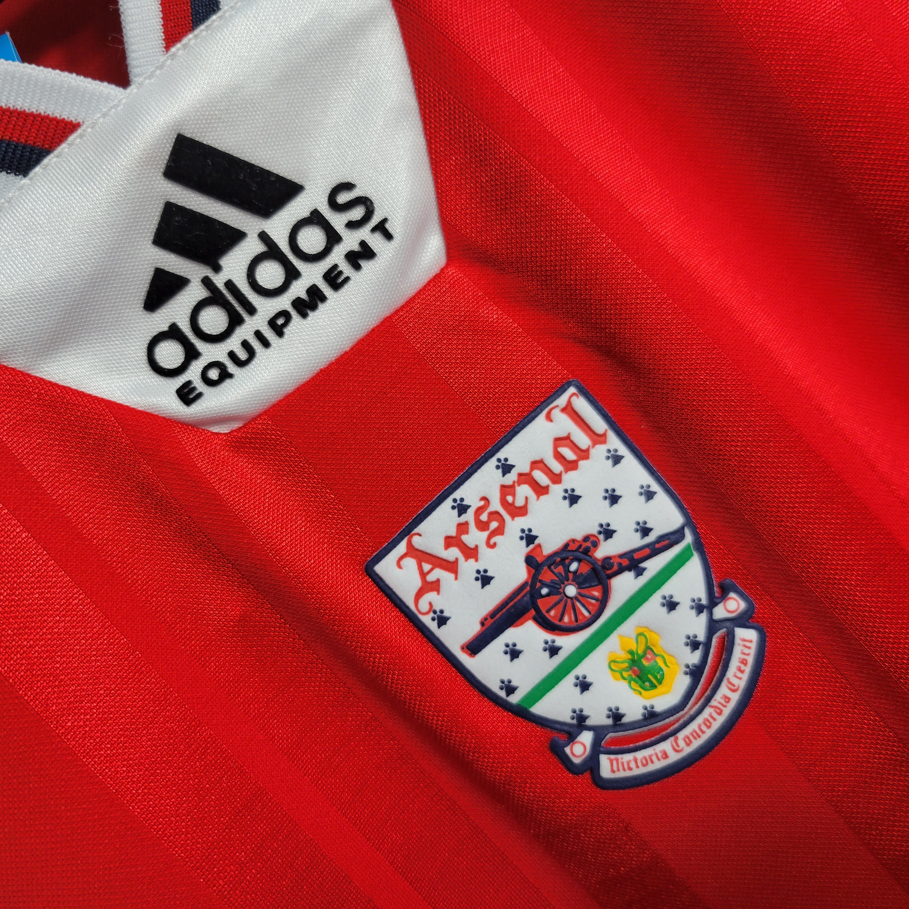ManixJersey.com | Retro Arsenal 92-93 Home Stadium Jersey -Customize Name, Number and Patch | Worldwide Shipping