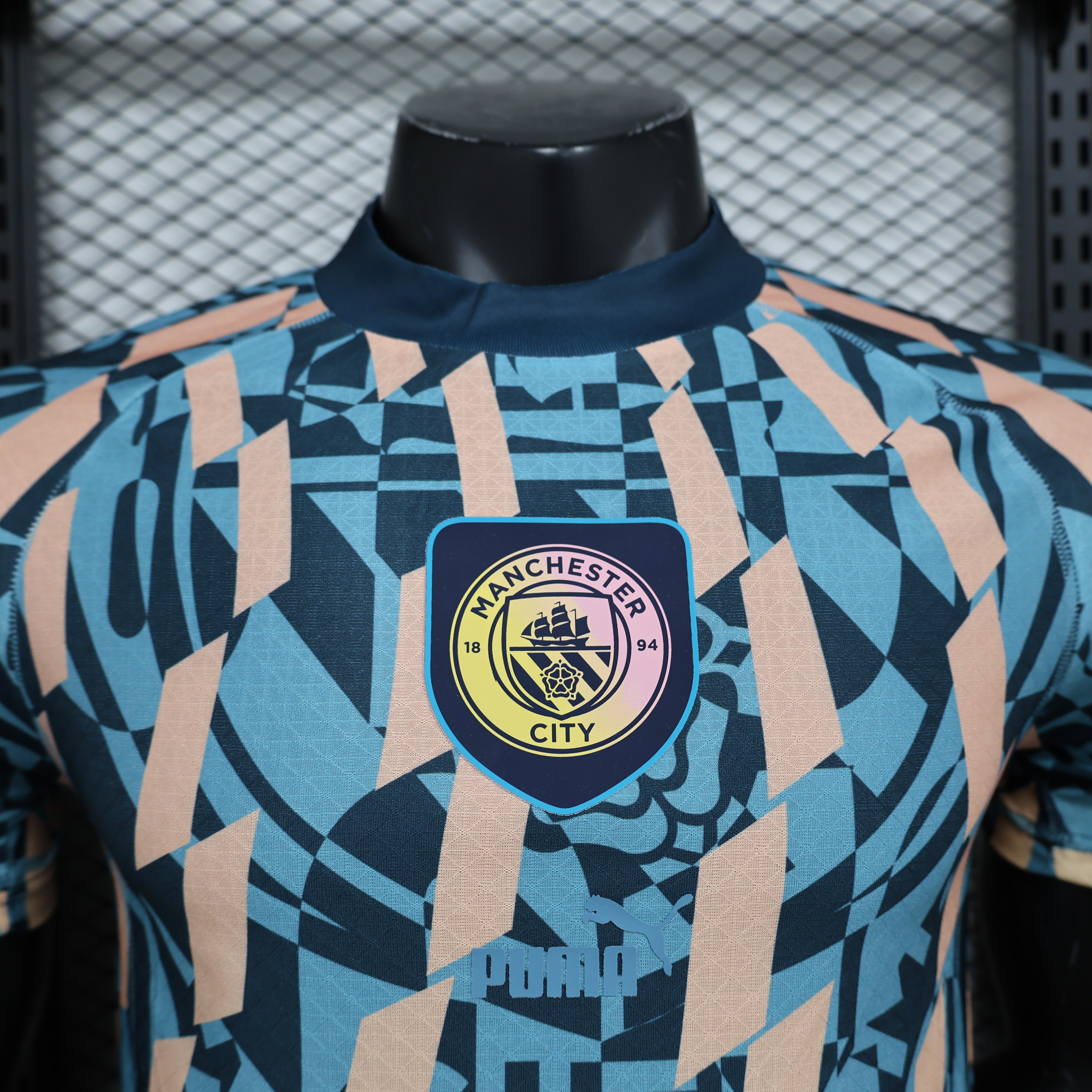 ManixJersey.com | Manchester City 24-25 ftblSTATEMENT Retro Jersey - Player Version -Customize Name, Number and Patch | Worldwide Shipping