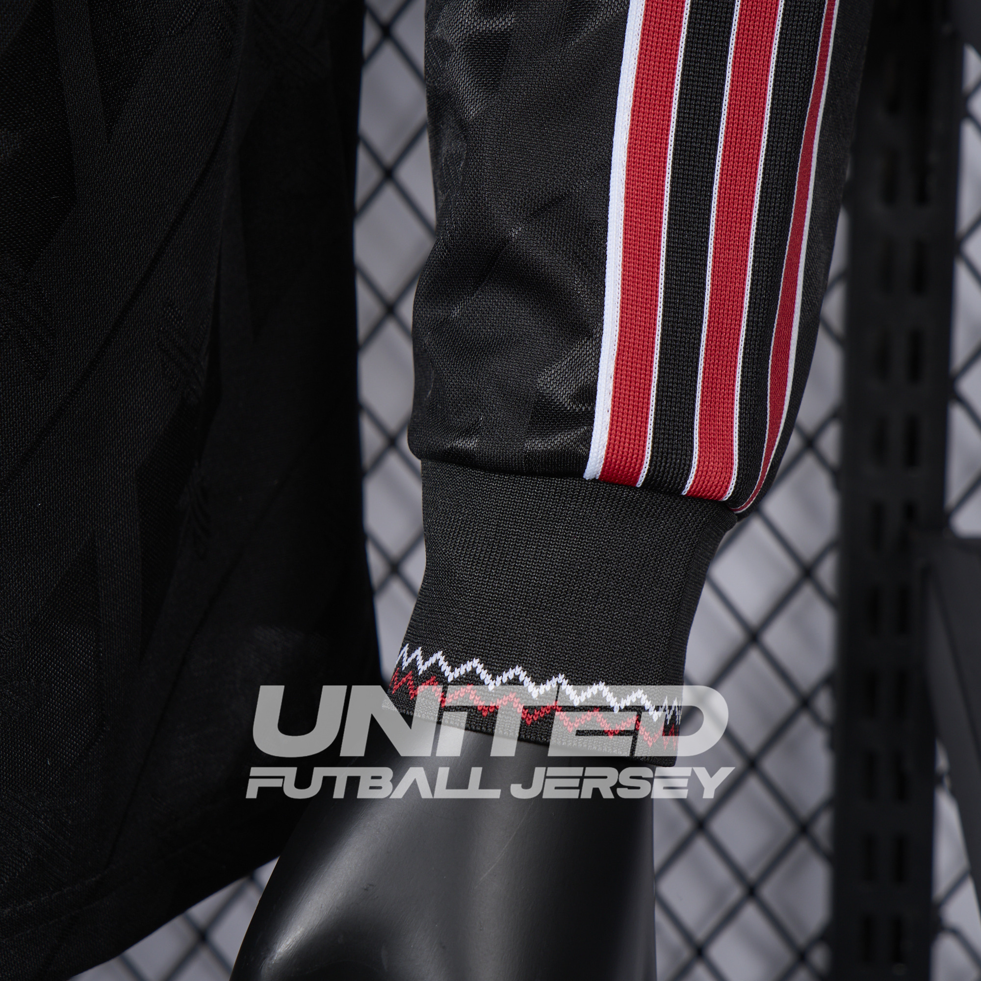 unitedfutballjersey-Manchester United 24-25 Originals LFSTLR Long Sleeve Black Jersey - Player Version