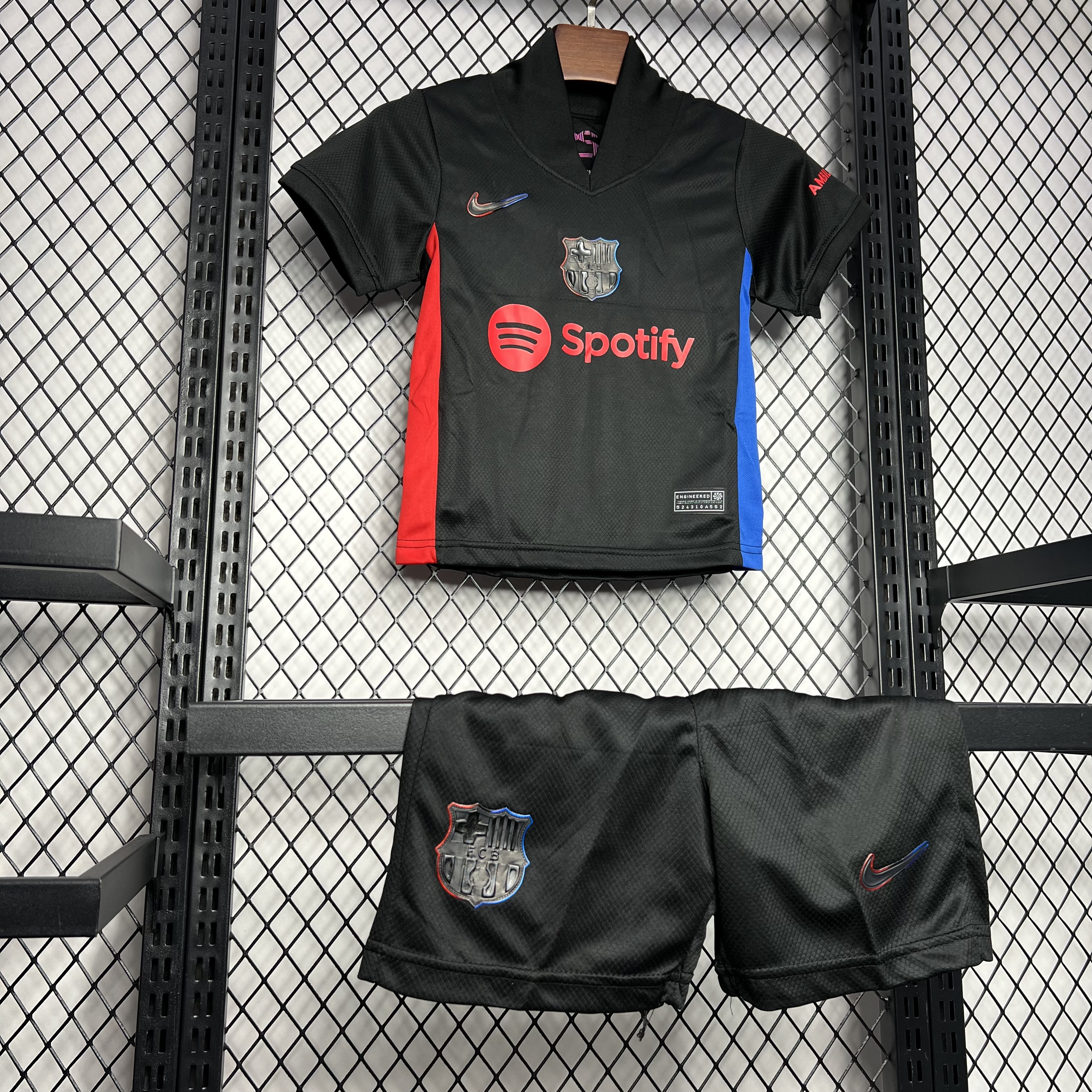 JerseysGala.com | Barcelona 24-25 Away Kids Kit -Customize Name, Number and Patch | Worldwide Shipping