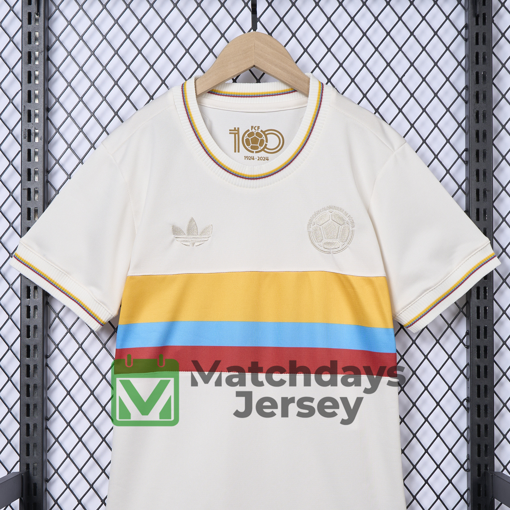 GlobeJersey-Women's Colombia 2024 100th Anniversary Jersey