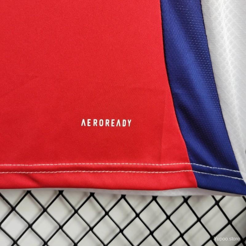 ManixJersey.com | Women's Arsenal 24-25 Home Jersey -Customize Name, Number and Patch | Worldwide Shipping