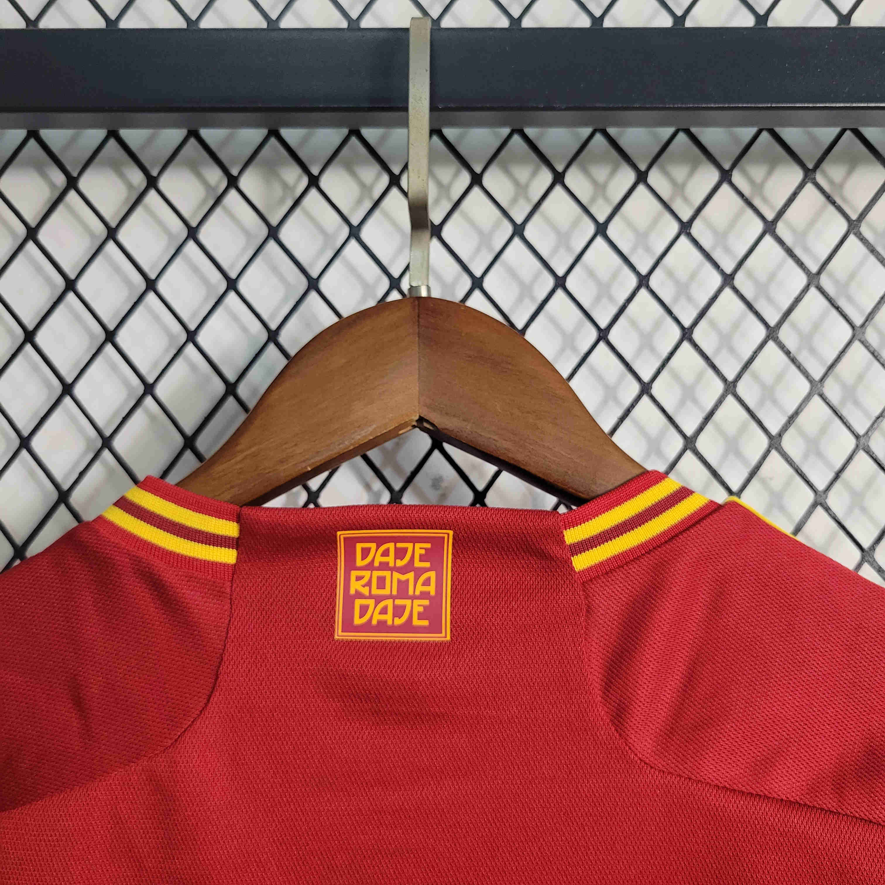 Higojerseys-Roma 23-24 Home Kids Kit