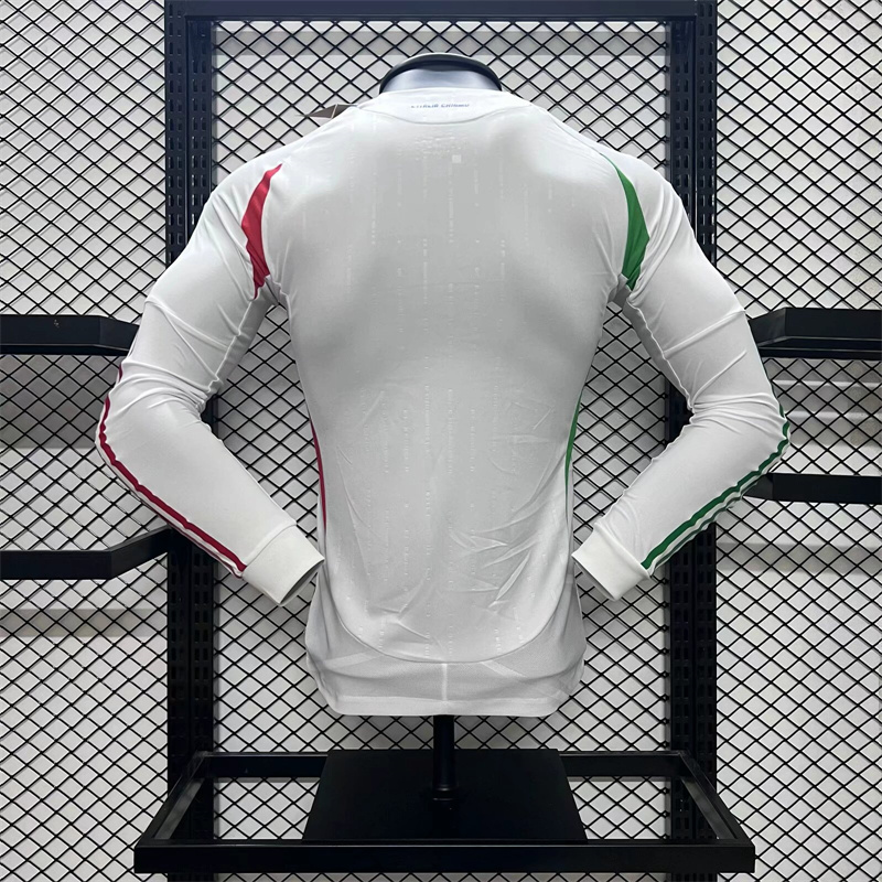 SIUjerseys-Italy 2024 Away Stadium Long Sleeve Jersey - Player Version