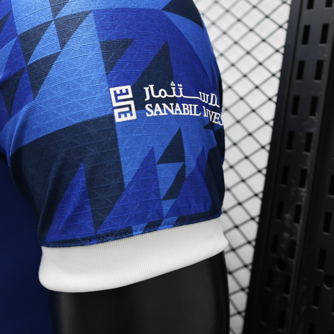 ManixJersey.com | Al Hilal Riyadh Crescent 24-25 Home Stadium Jersey - Player Version -Customize Name, Number and Patch | Worldwide Shipping